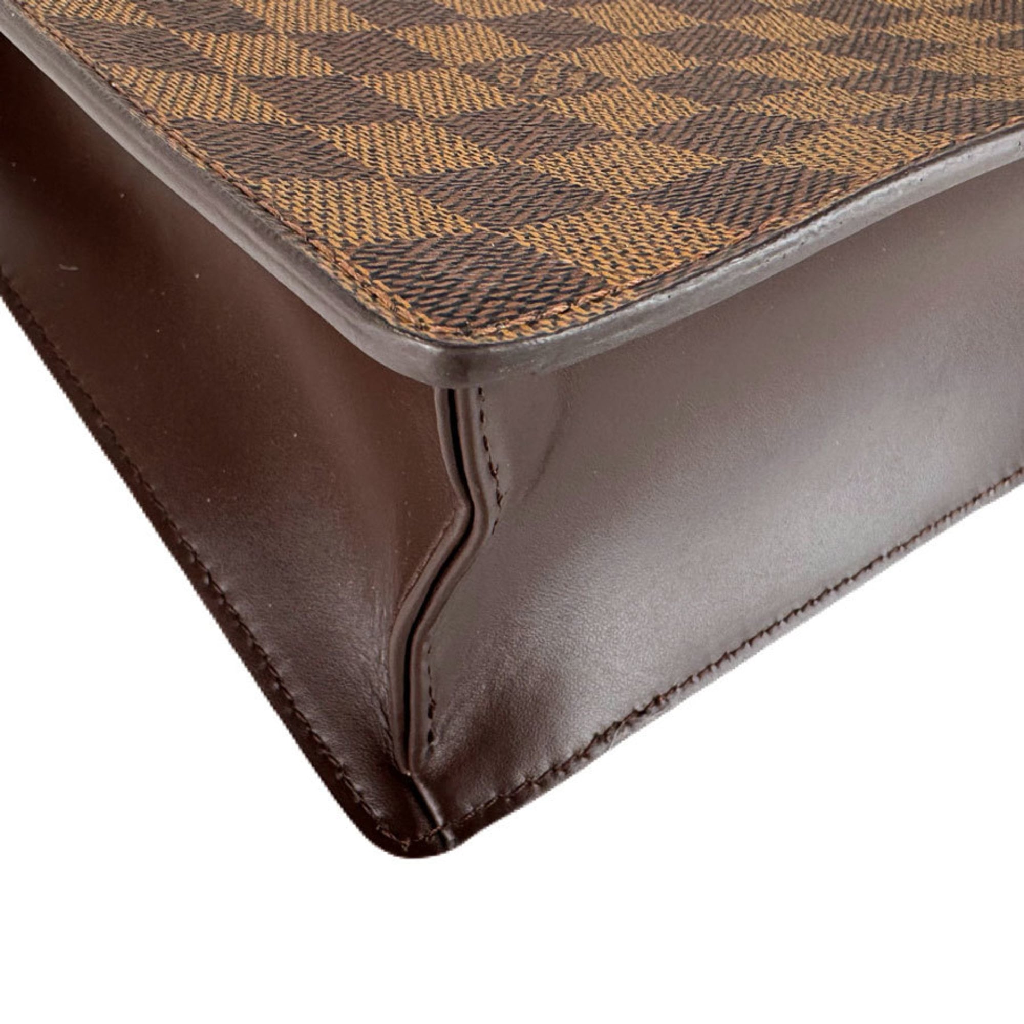 Louis Vuitton Damier Canvas Ebene Damier Canvas Handbag (Pre-Owned)