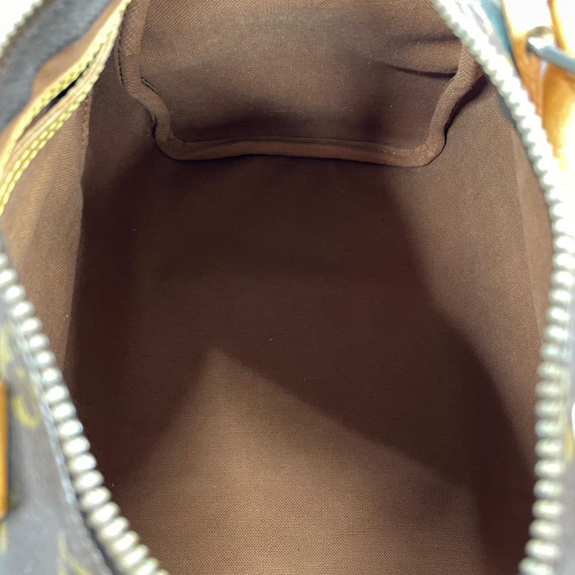 Louis Vuitton Brown Monogram Canvas Boston Bag (Pre-Owned)