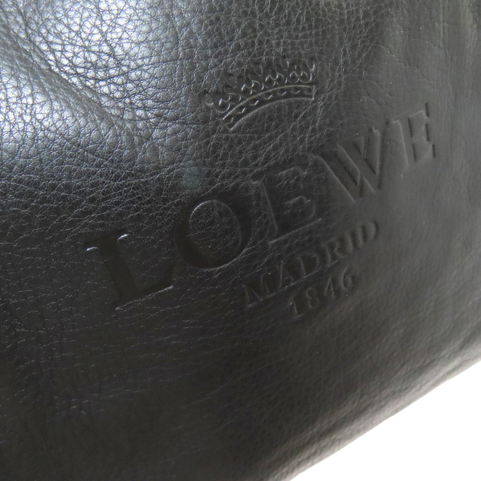 Loewe Dark Brown Leather Tote Bag (Pre-Owned)