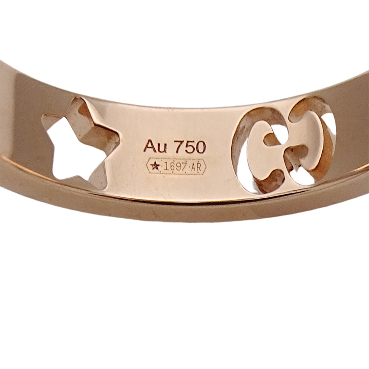 Gucci Pink Gold Pink Gold (18K) Band Ring (Pre-Owned)