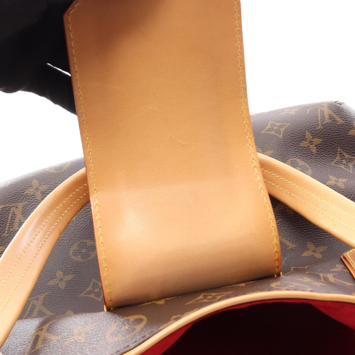 Louis Vuitton Brown Monogram Coated Canvas Leather Handbag (Pre-Owned)