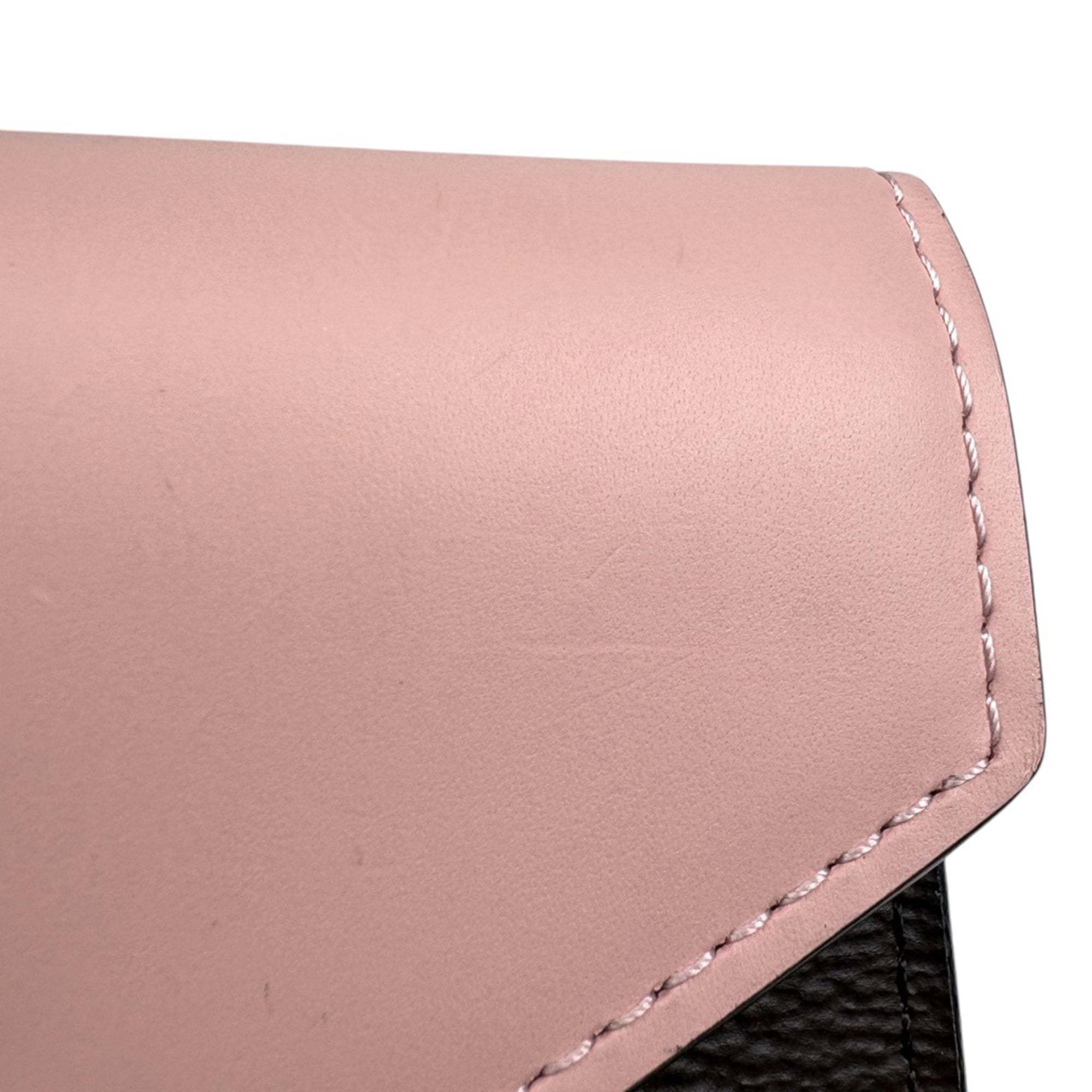 Louis Vuitton Brown Pink Rose Ballerine Monogram Wallet (Tri-Fold) (Pre-Owned)