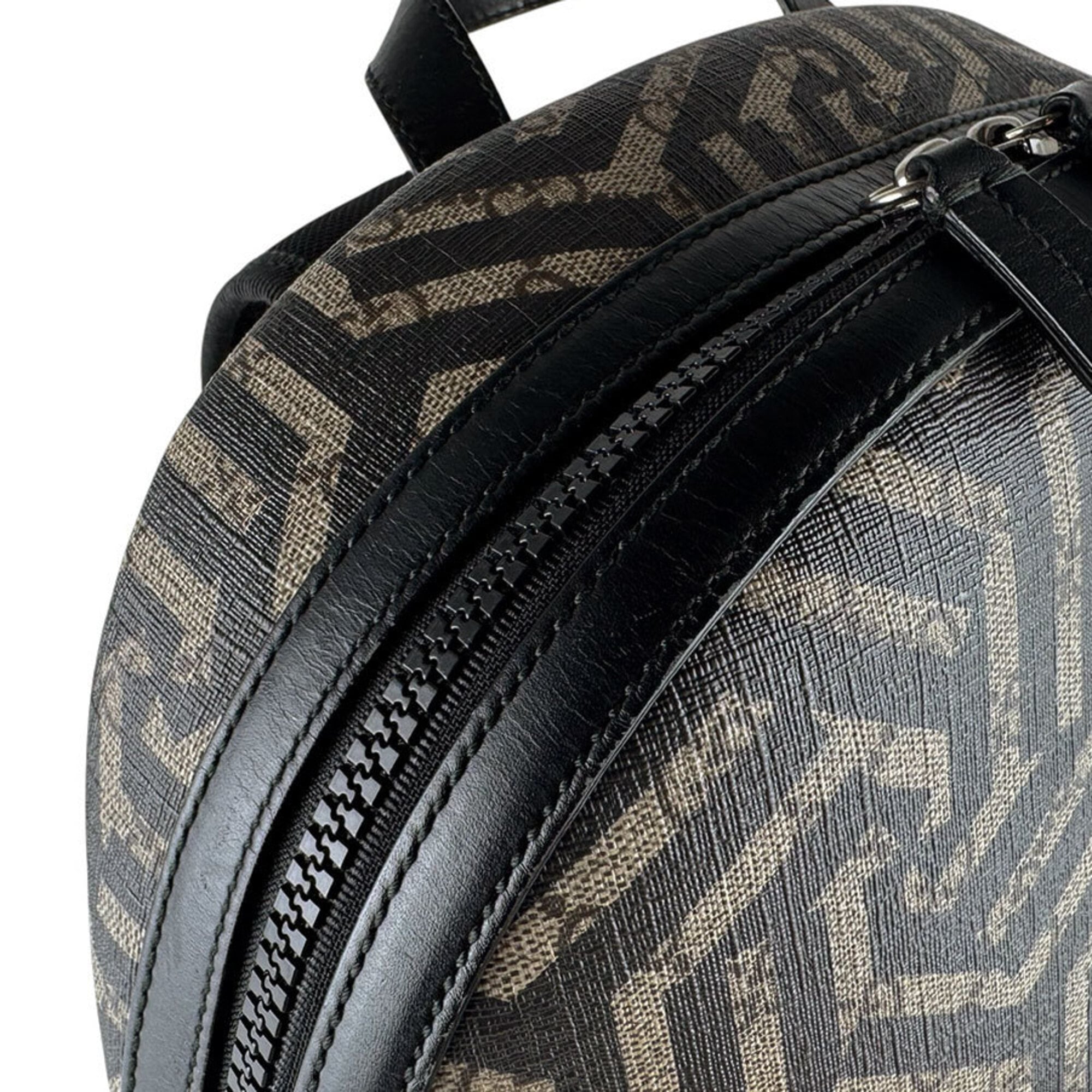 Gucci Black Brown Gg Supreme Backpack (Pre-Owned)