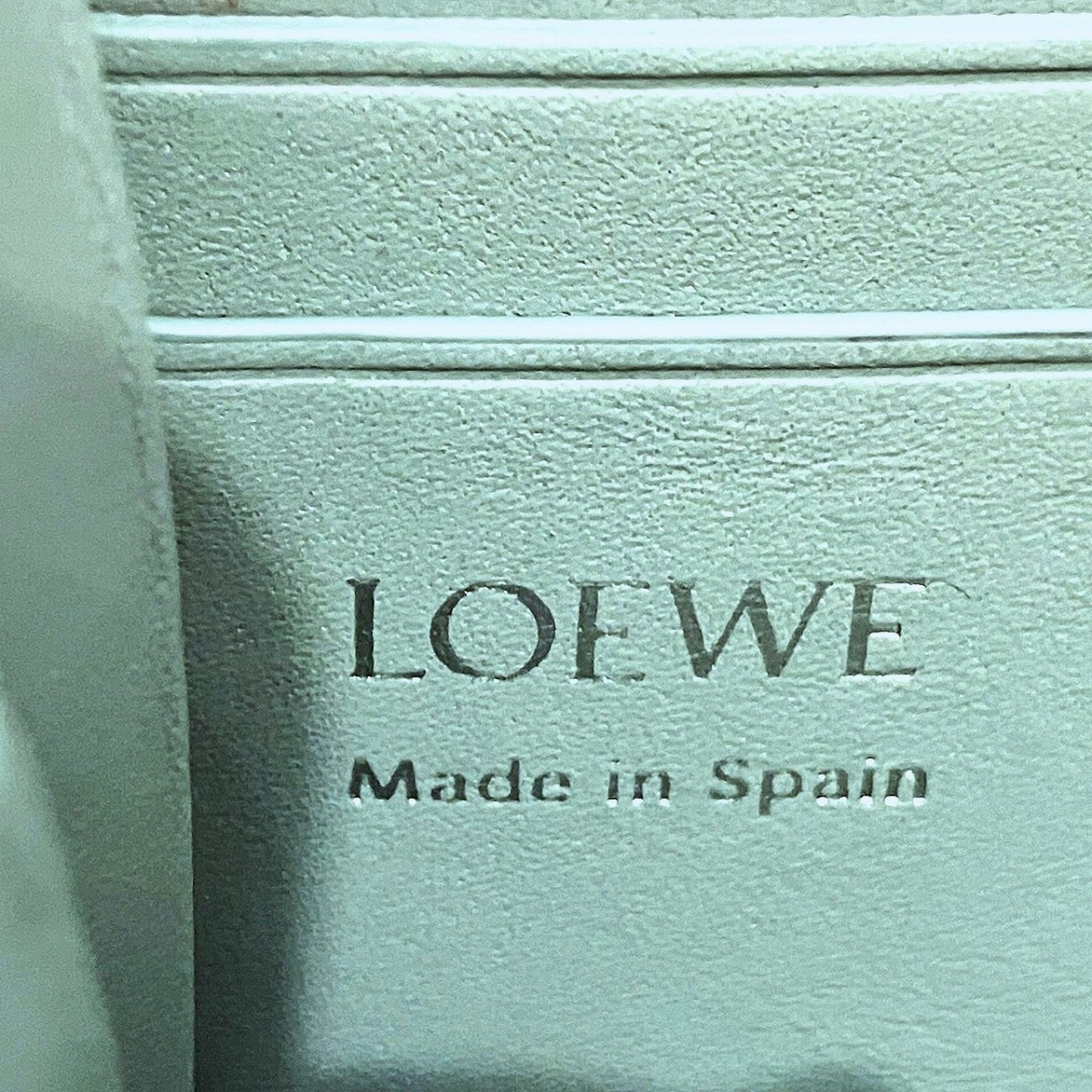 Loewe Blue Leather Coin Purse/Coin Case (Pre-Owned)