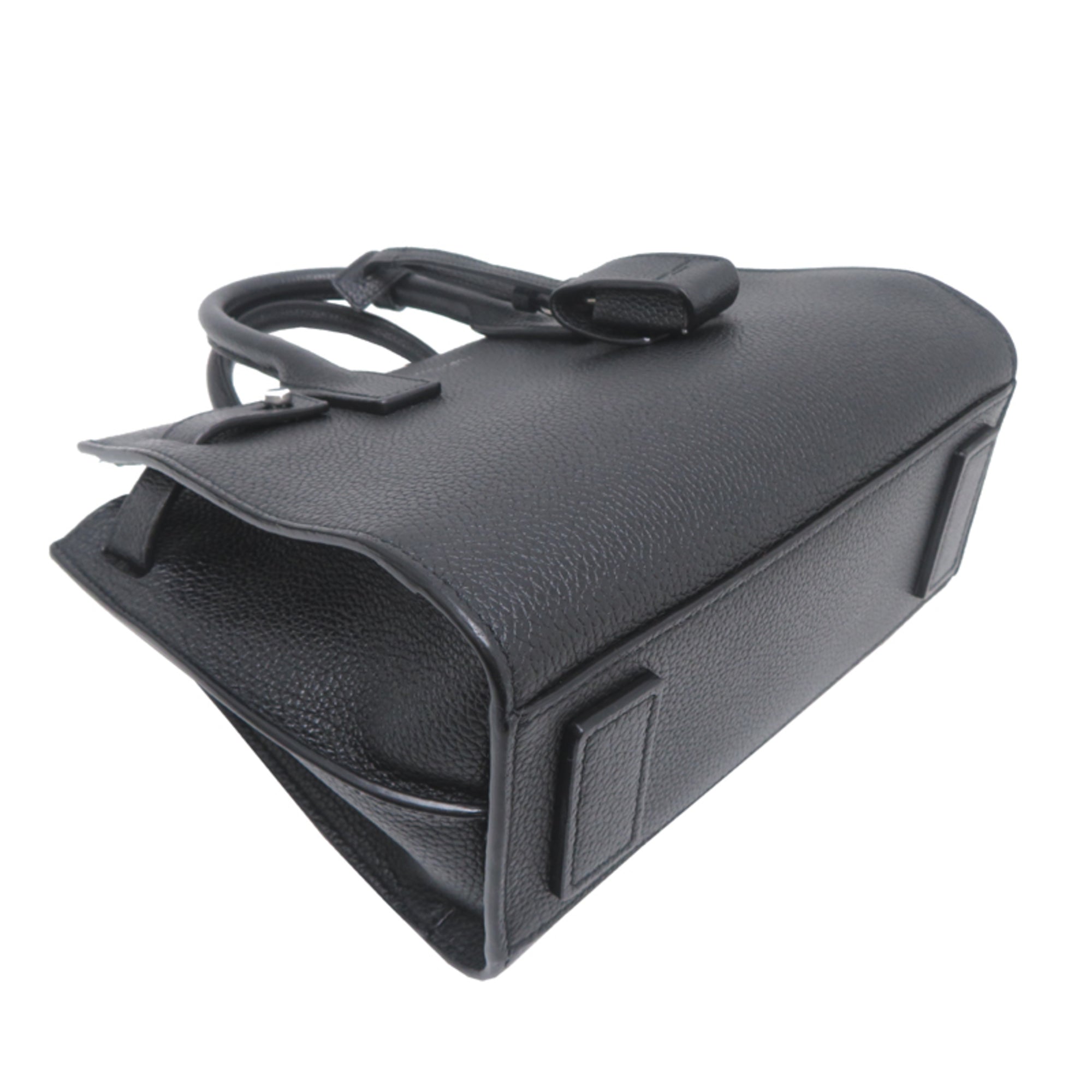 Saint Laurent Black Leather Handbag (Pre-Owned)