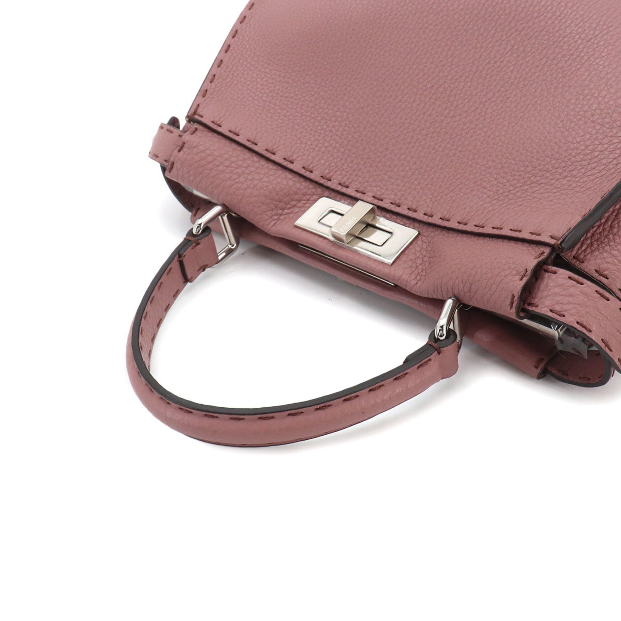 Fendi Brown Leather Handbag (Pre-Owned)