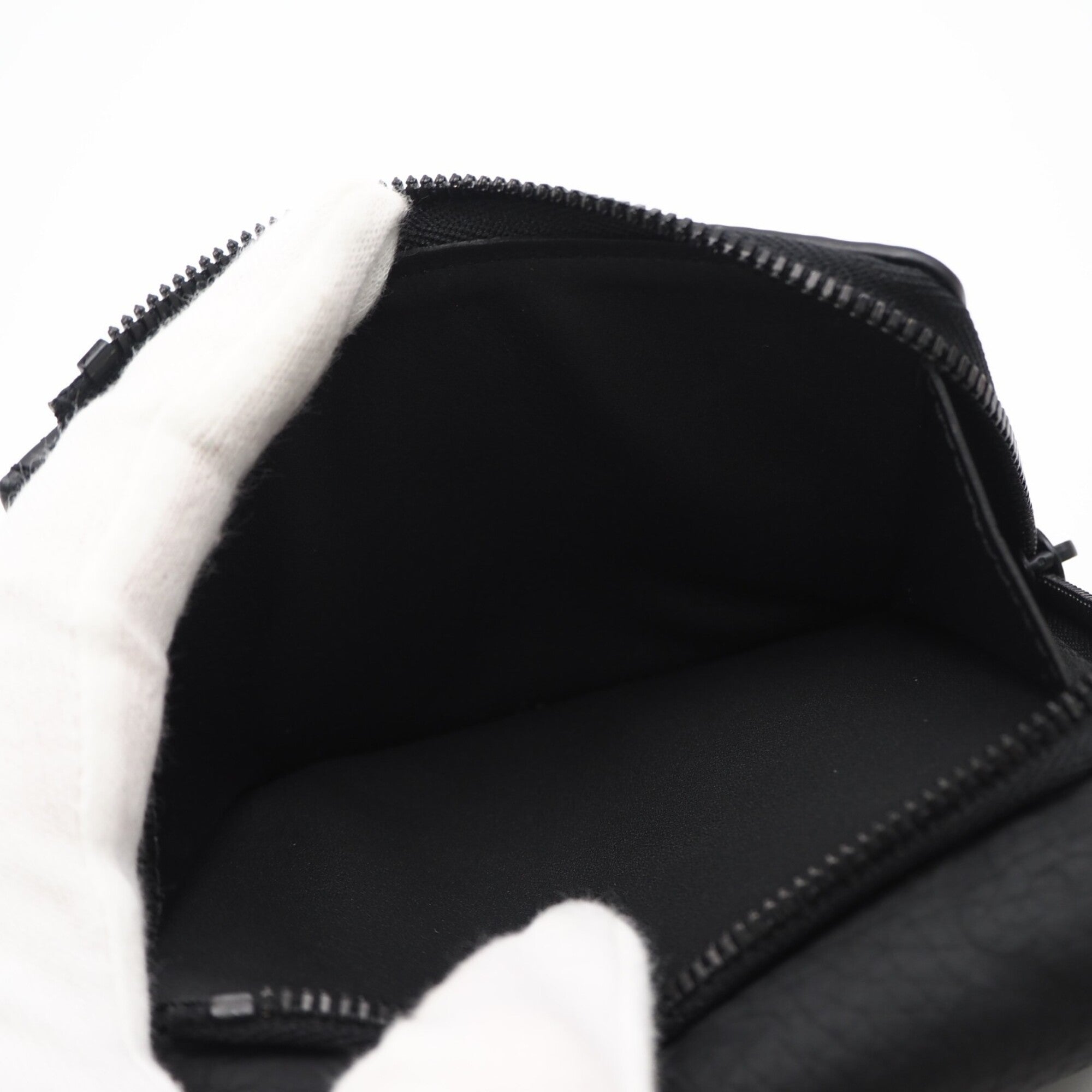 Louis Vuitton Taurillon Black Leather Wallet (Tri-Fold) (Pre-Owned)