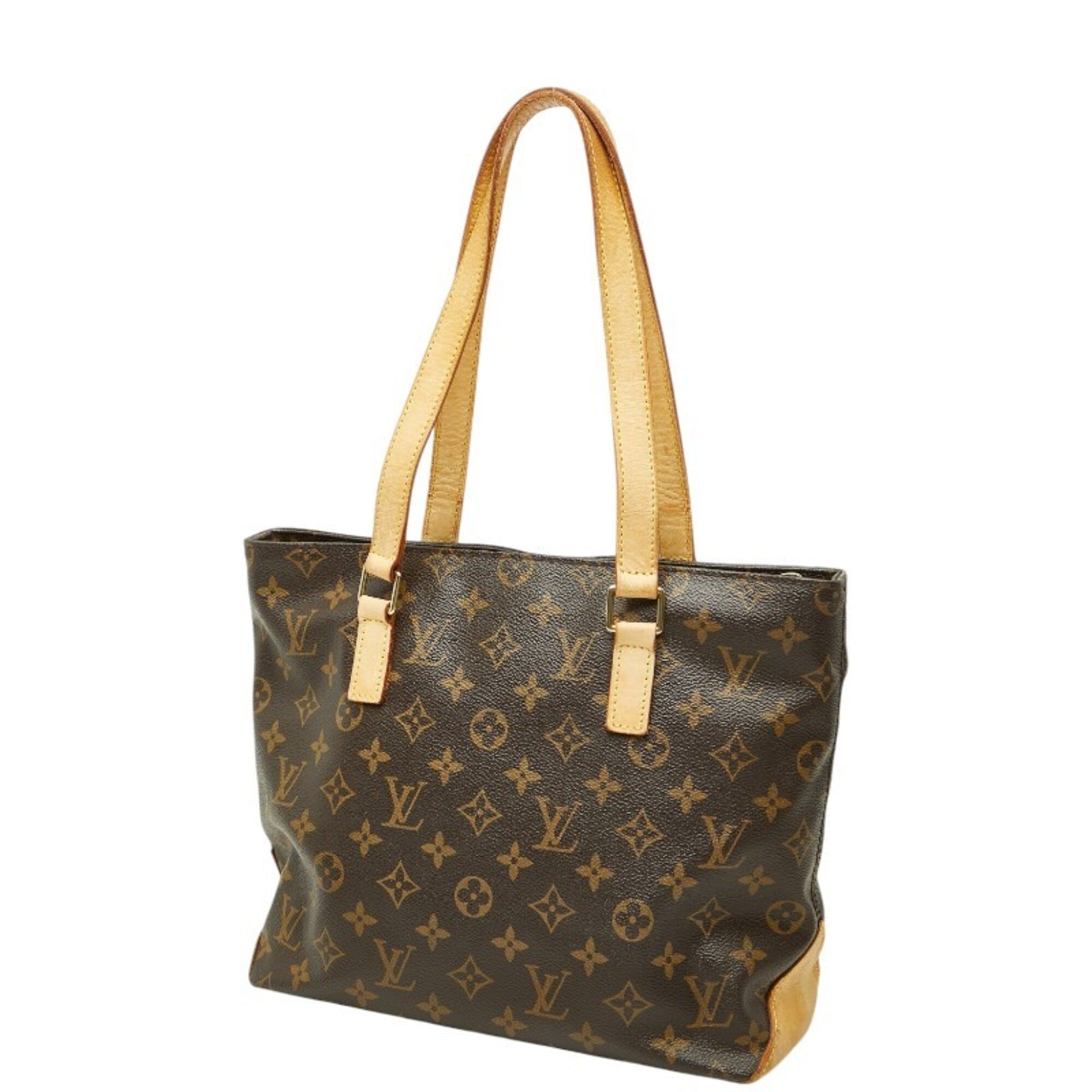 Louis Vuitton Brown Pvc Leather Shoulder Bag Tote Bag (Pre-Owned)