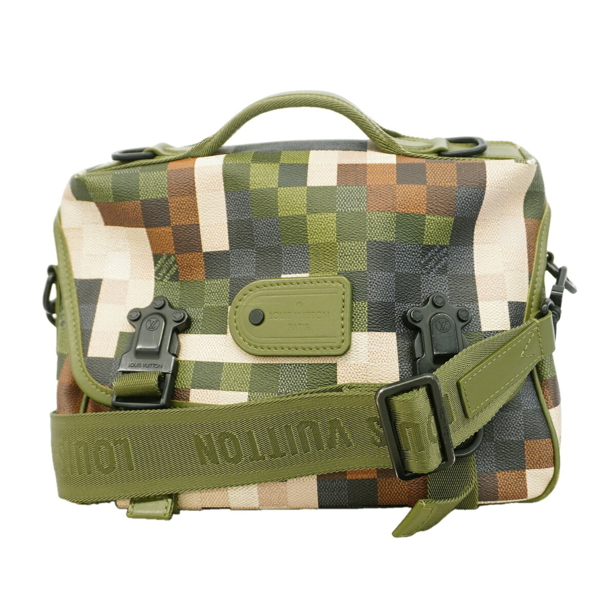 Louis Vuitton Green Shoulder Bag (Pre-Owned)