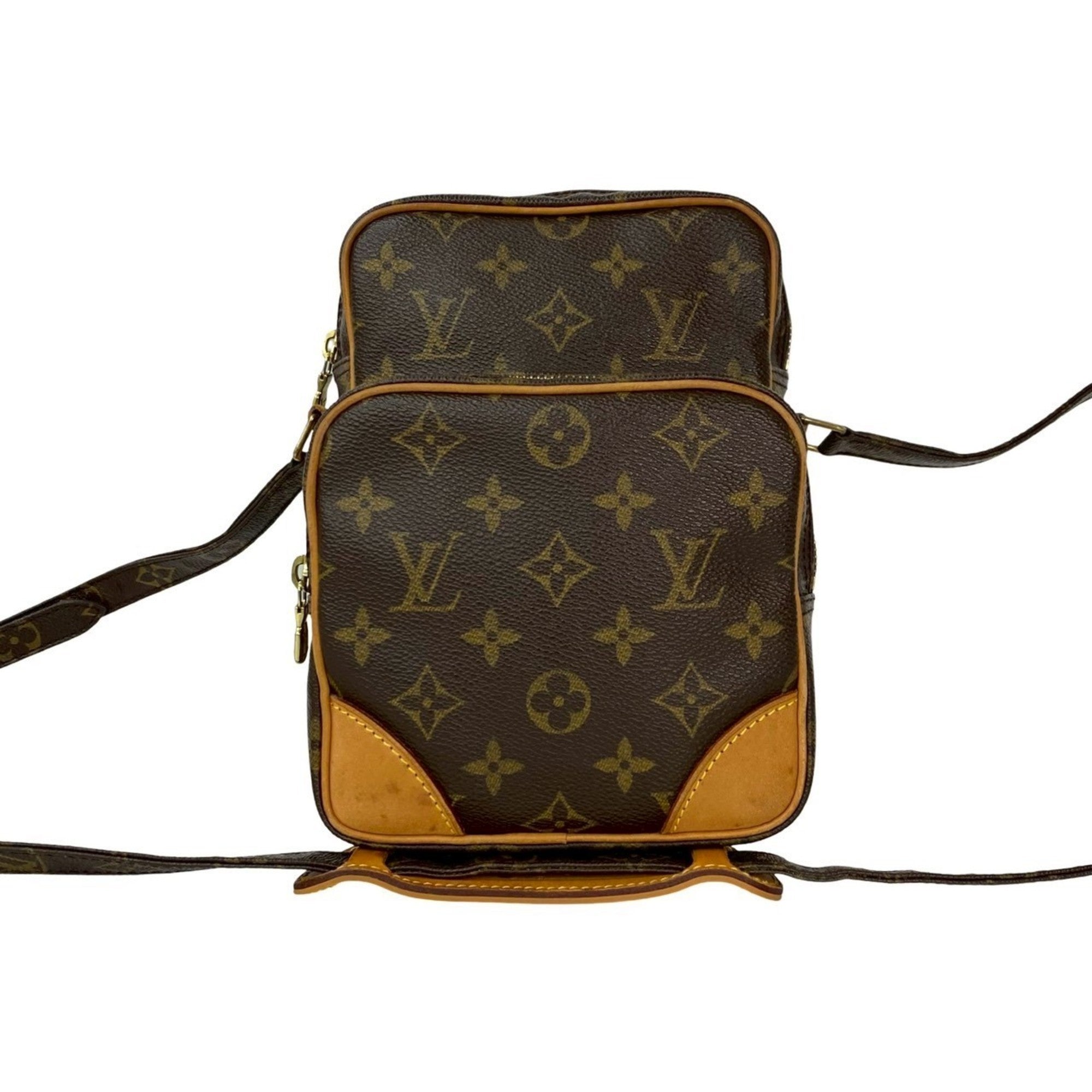 Louis Vuitton Brown Leather Pvc Pochette Shoulder Bag (Pre-Owned)