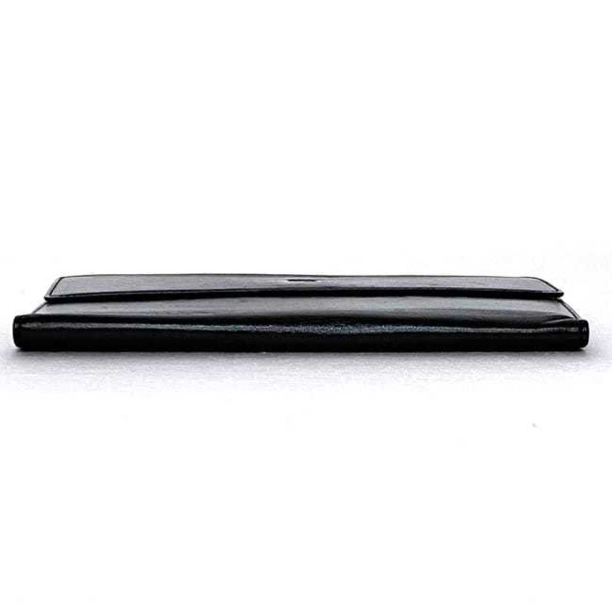 Loewe Black Nappa Leather Leather Wallet (Tri-Fold) (Pre-Owned)
