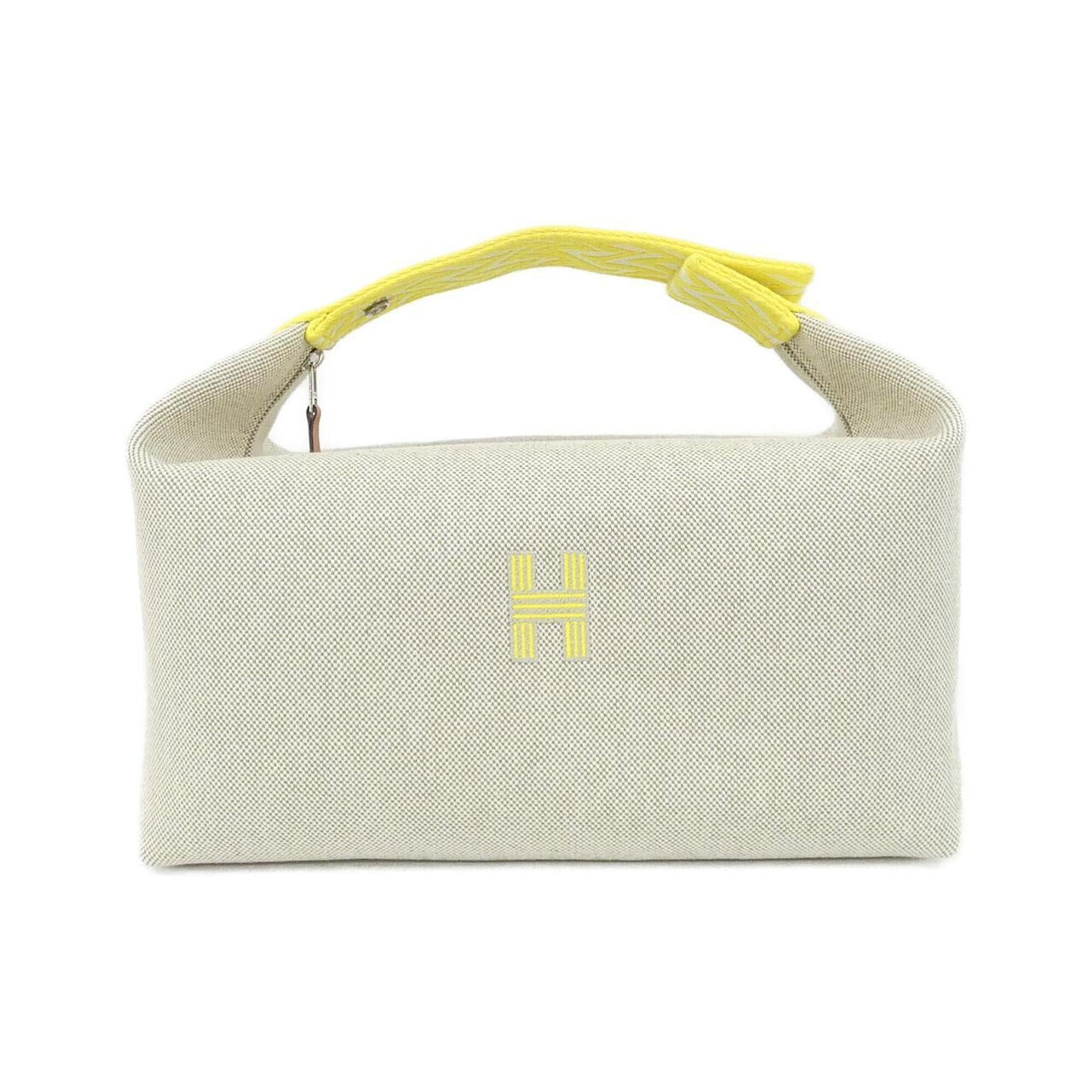 Hermes Beige Canvas Handbag Pouch (Pre-Owned)