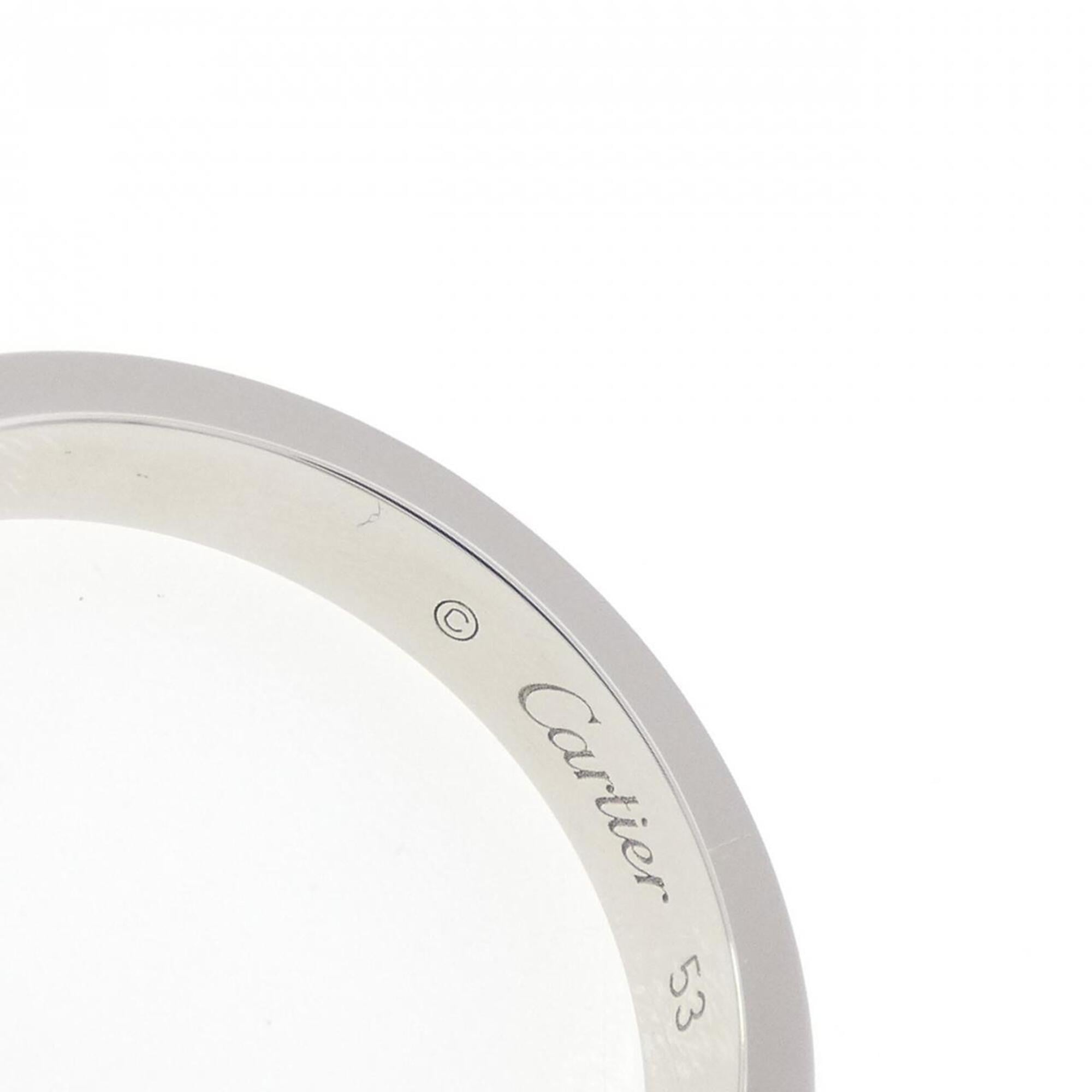 Cartier Platinum Platinum 950 Band Ring (Pre-Owned)