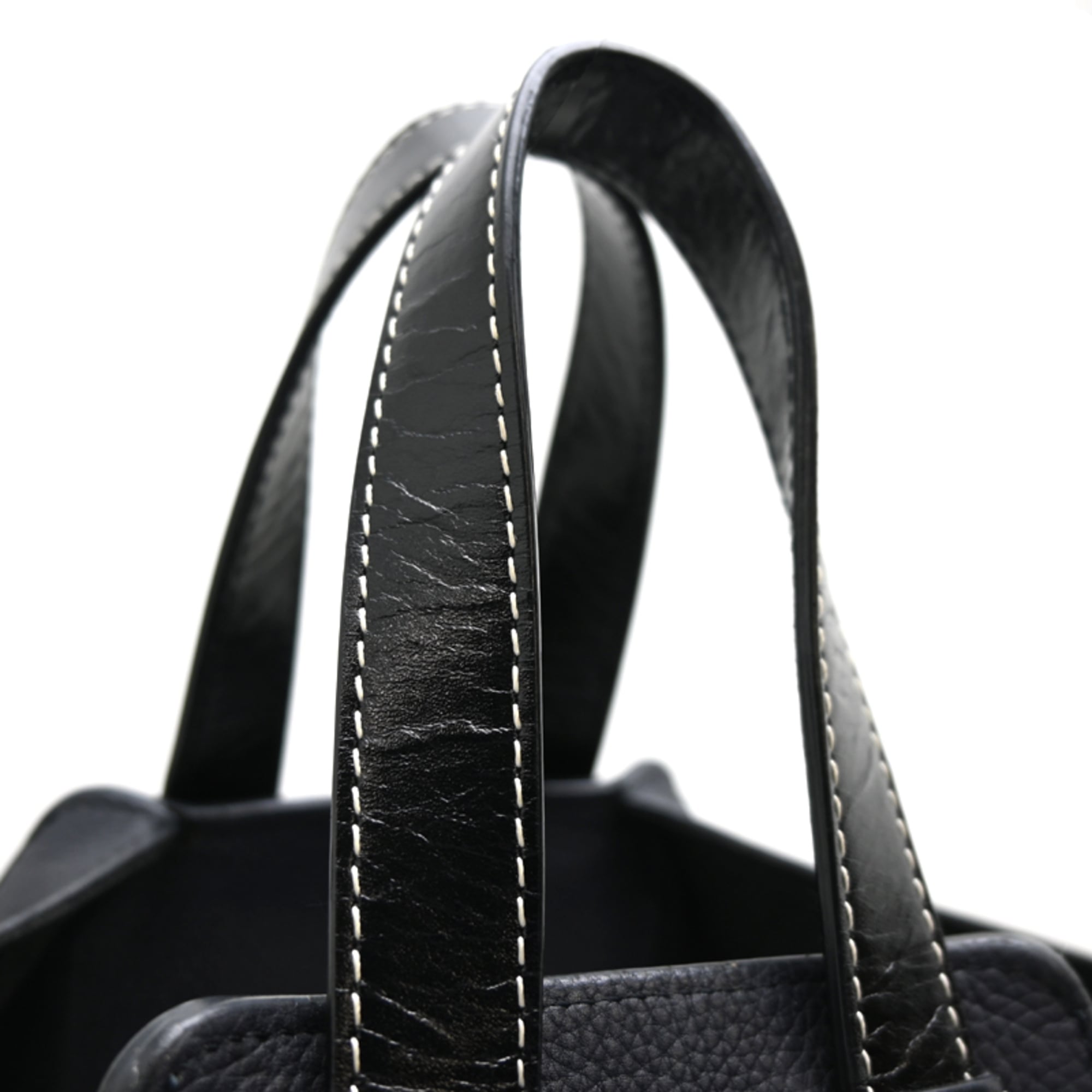 Loewe Black Leather Tote Bag (Pre-Owned)