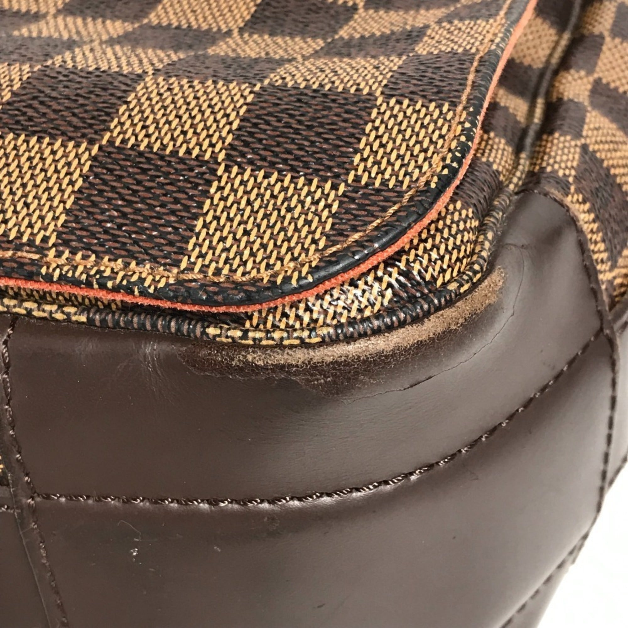 Louis Vuitton Brown Ebene Damier Canvas Handbag Shoulder Bag (Pre-Owned)