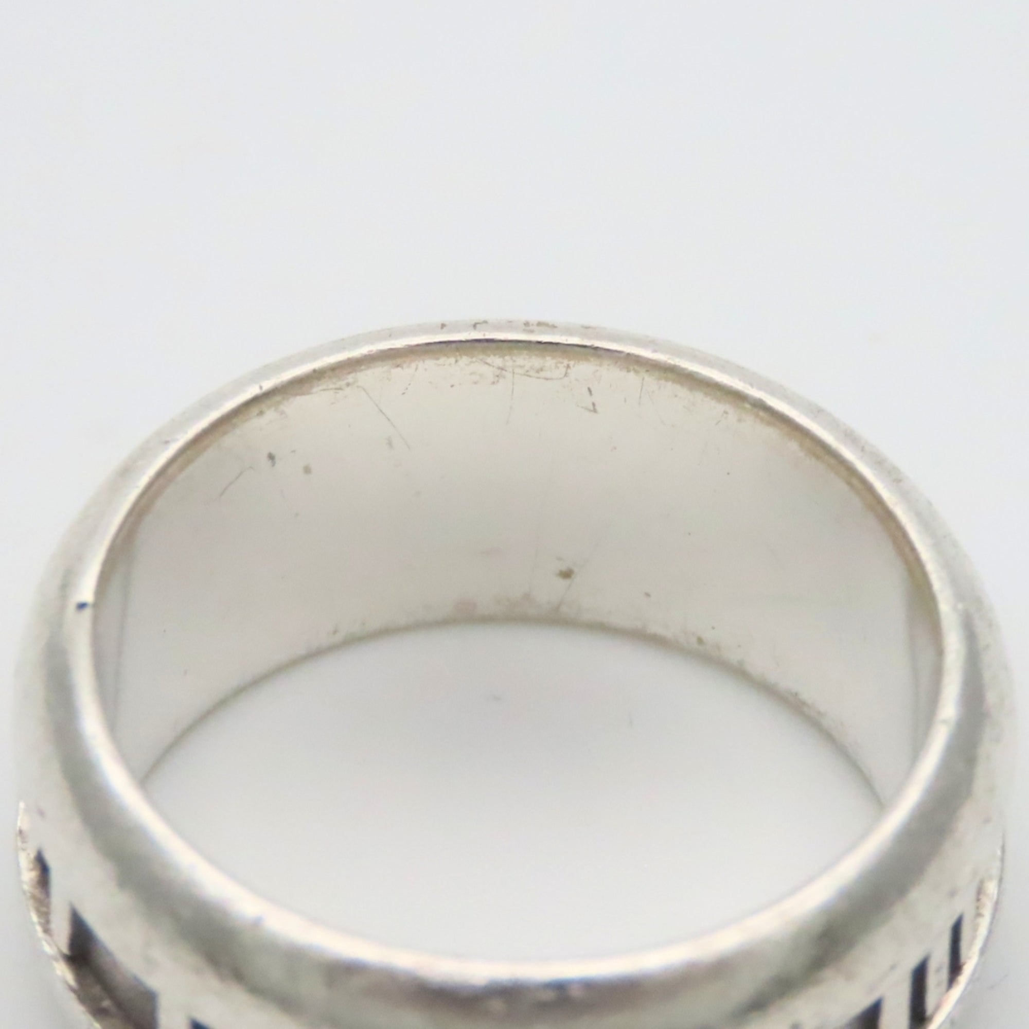 Tiffany Atlas Silver Silver 925 Band Ring (Pre-Owned)
