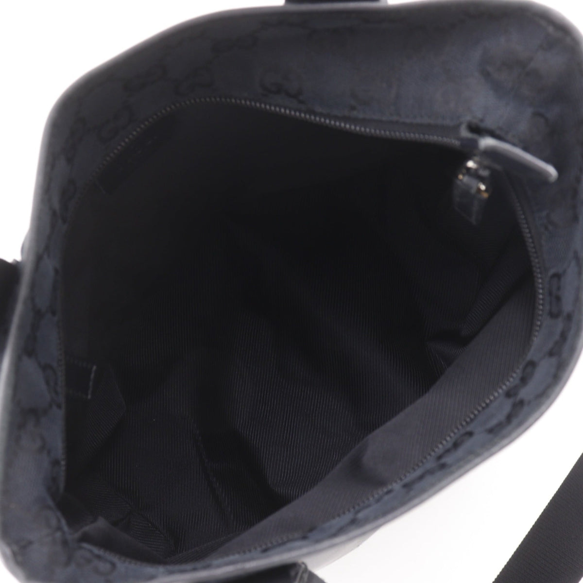 Gucci Gg Canvas Black Gg Canvas Tote Bag (Pre-Owned)