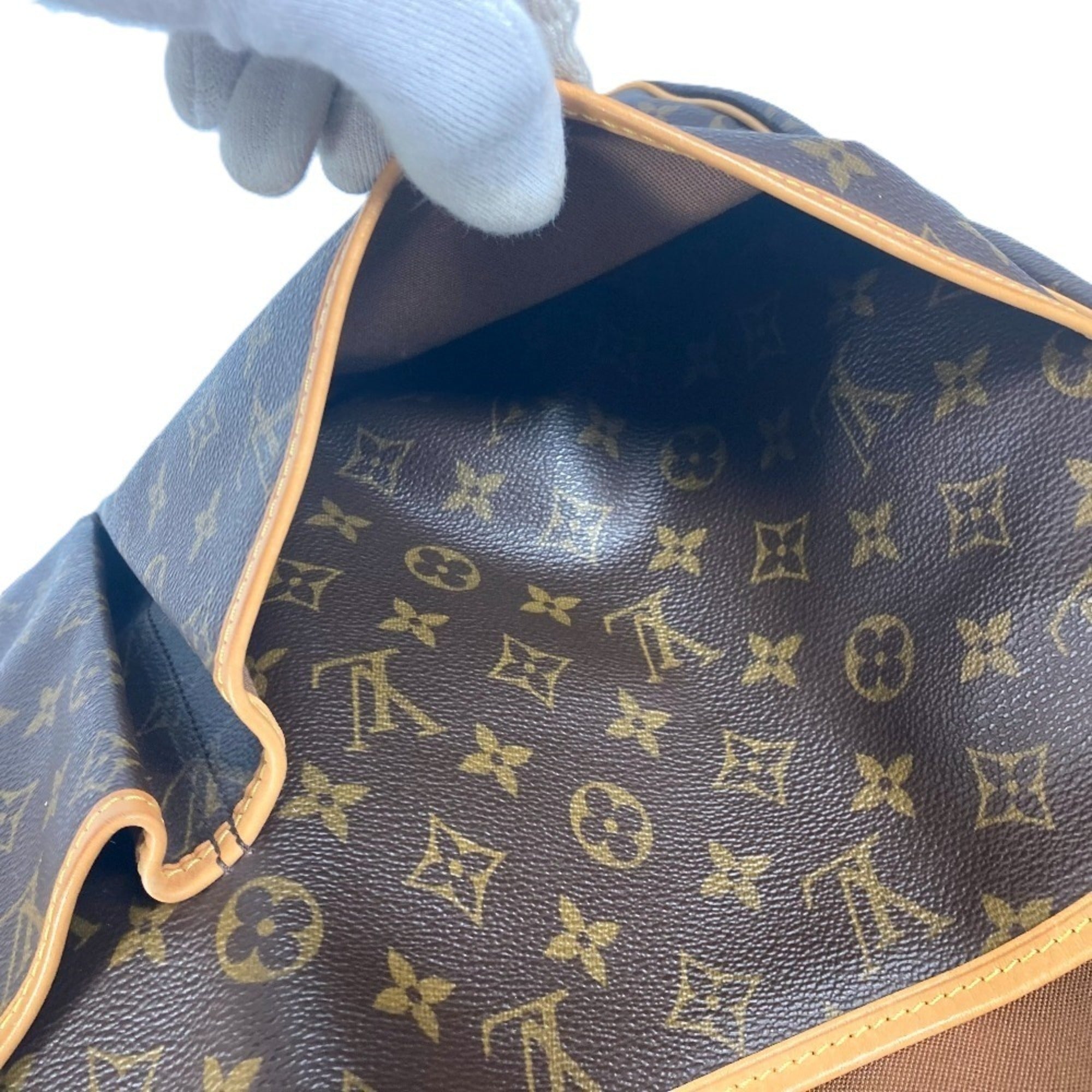 Louis Vuitton Brown Monogram Monogram Boston Bag Handbag Shoulder Bag (Pre-Owned)