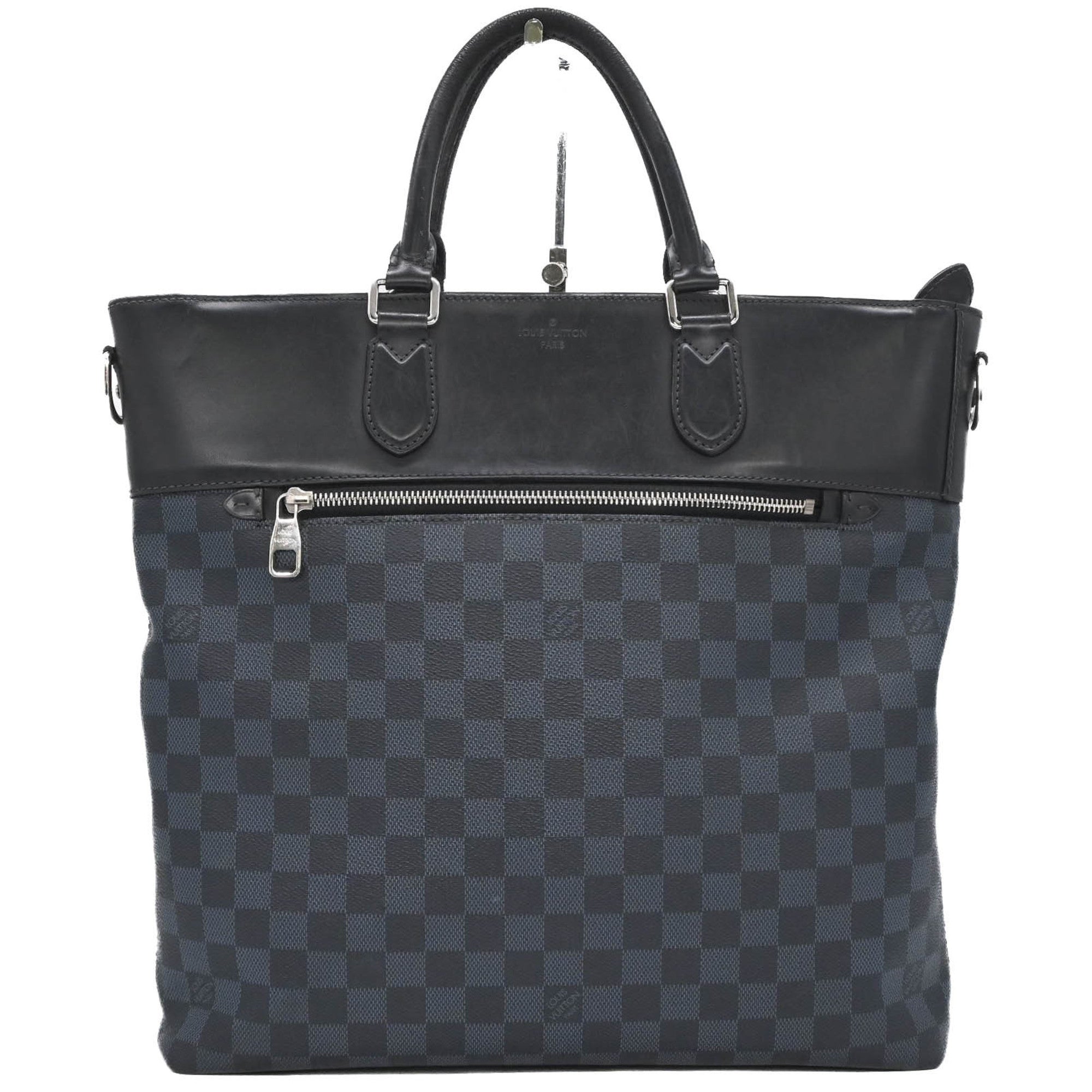 Louis Vuitton Black Cobalt Shoulder Bag Tote Bag (Pre-Owned)