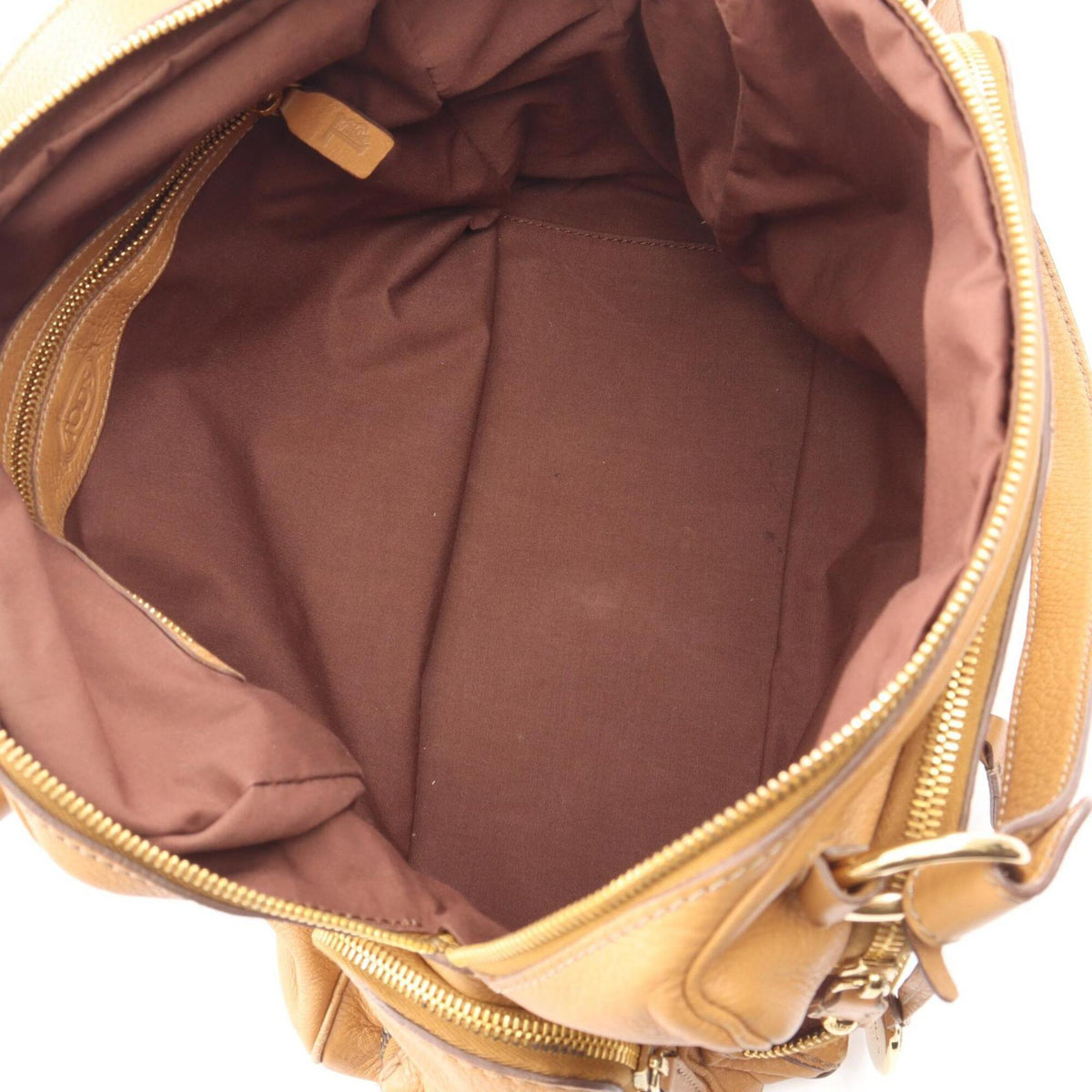 Tod's Brown Leather Handbag (Pre-Owned)