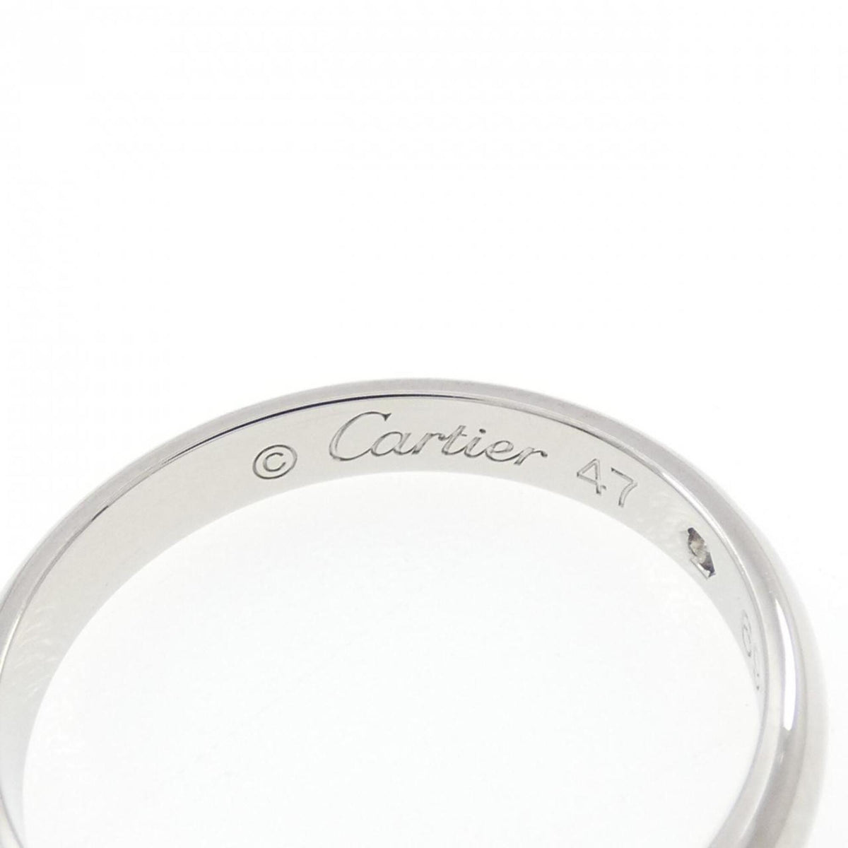 Cartier Platinum 950 Band Ring (Pre-Owned)