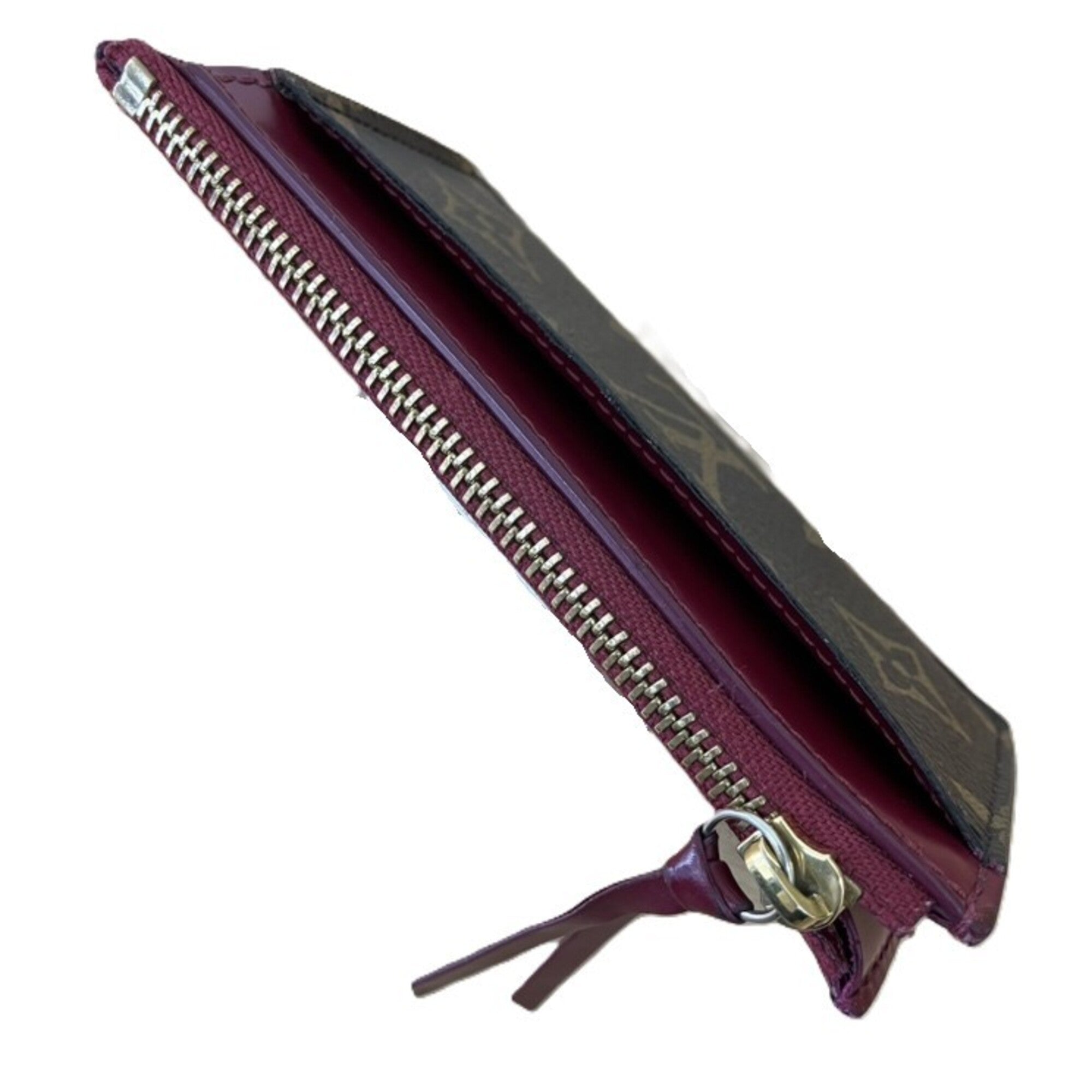 Louis Vuitton Bordeaux Brown Monogram Monogram Coin Purse/Coin Case (Pre-Owned)