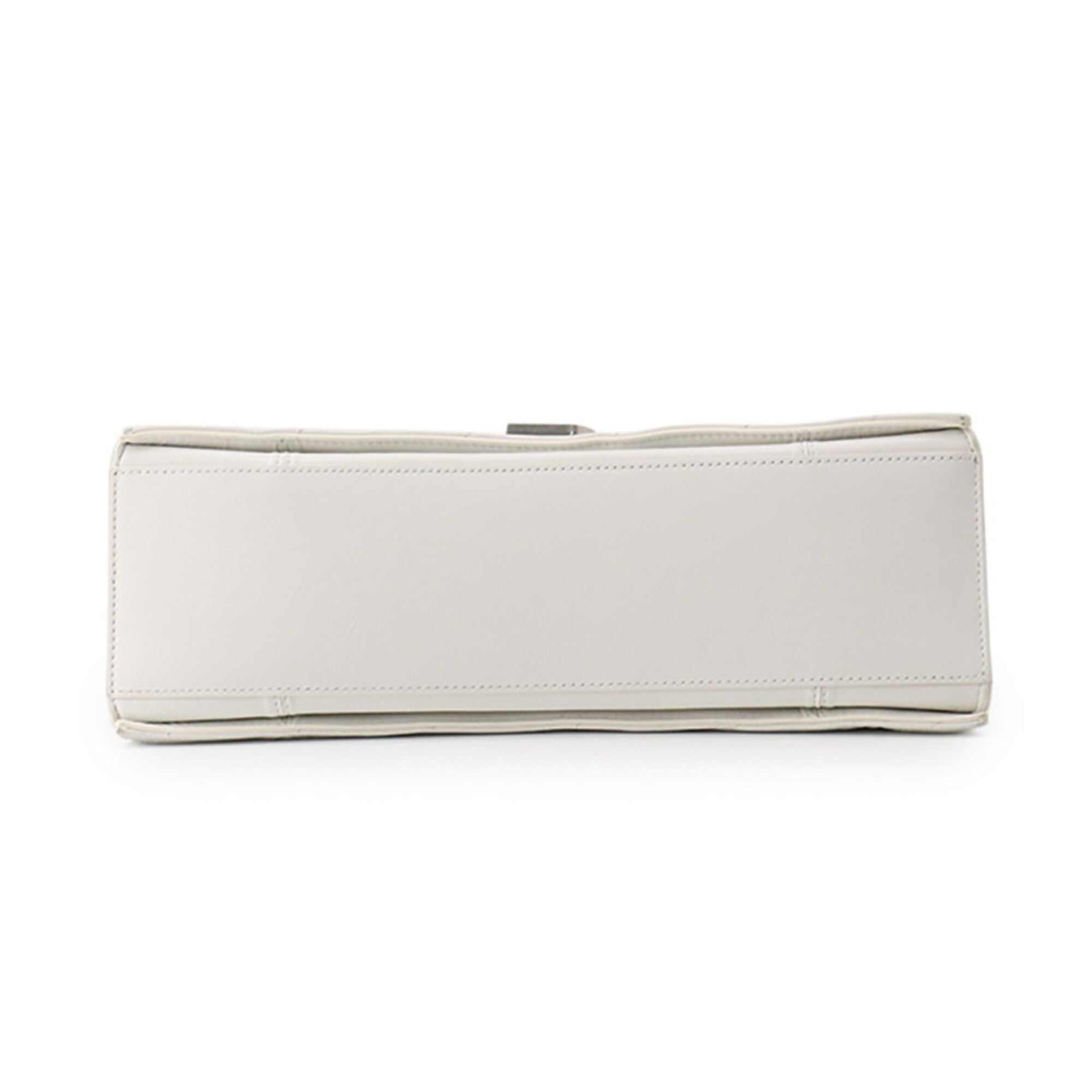 Balenciaga White Leather Handbag Shoulder Bag (Pre-Owned)