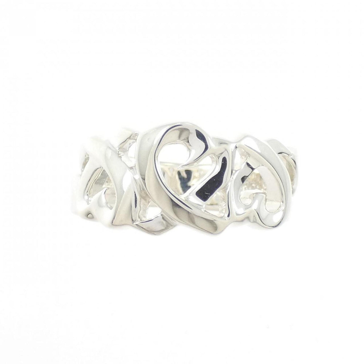 Tiffany Silver 925 Band Ring (Pre-Owned)