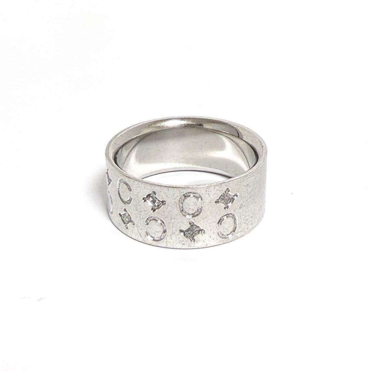 Celine Silver Band Ring (Pre-Owned)