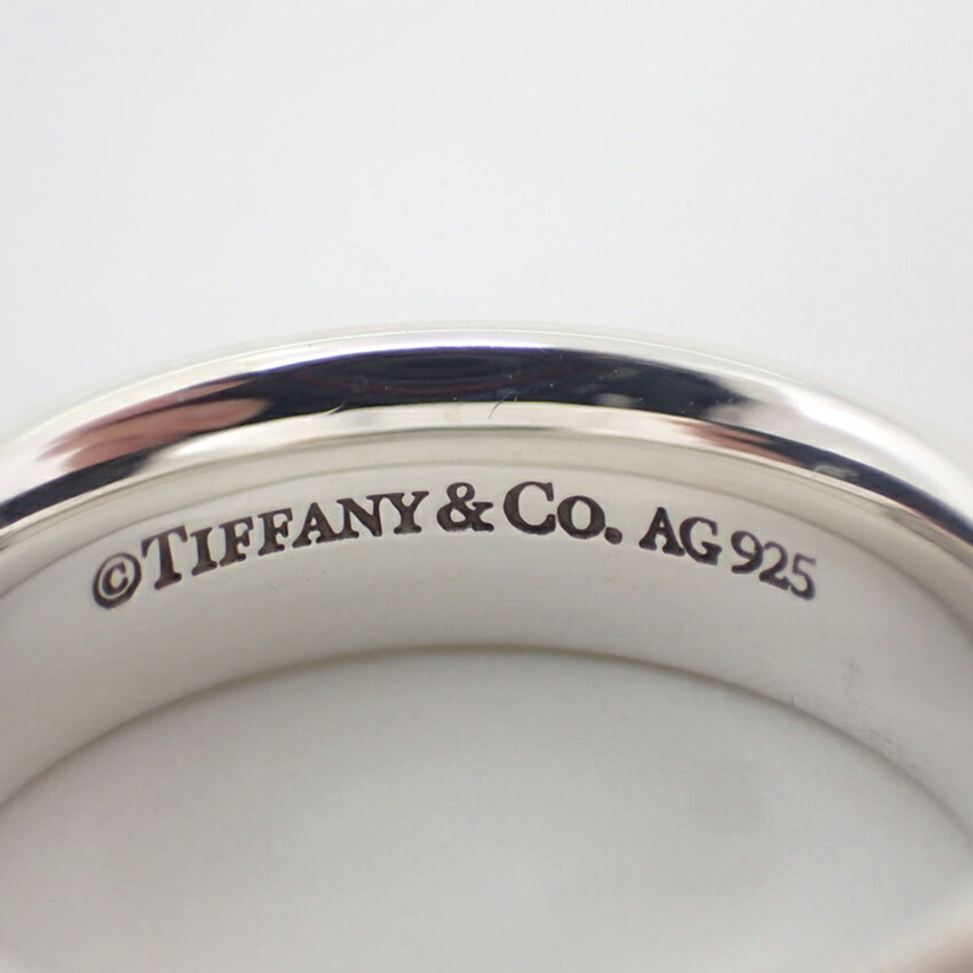 Tiffany Sterling Silver 925 Band Ring (Pre-Owned)