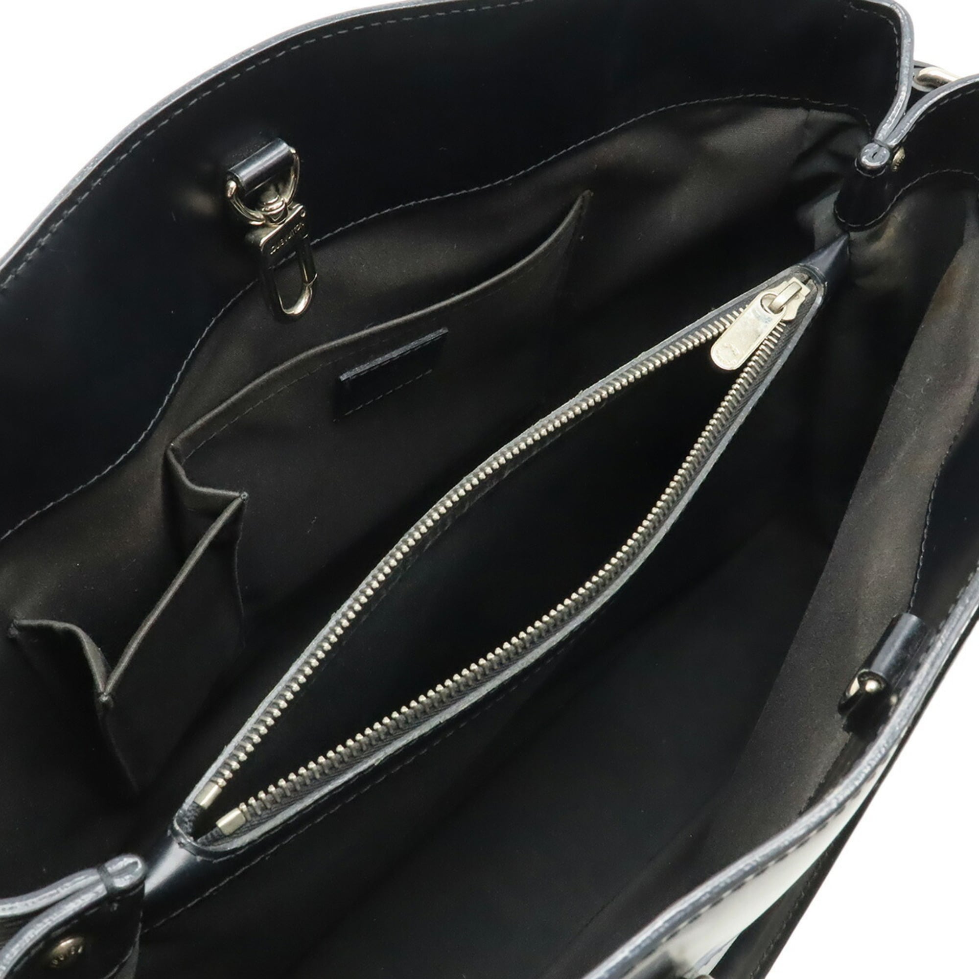 Louis Vuitton Noir Epi Leather Shoulder Bag Tote Bag (Pre-Owned)