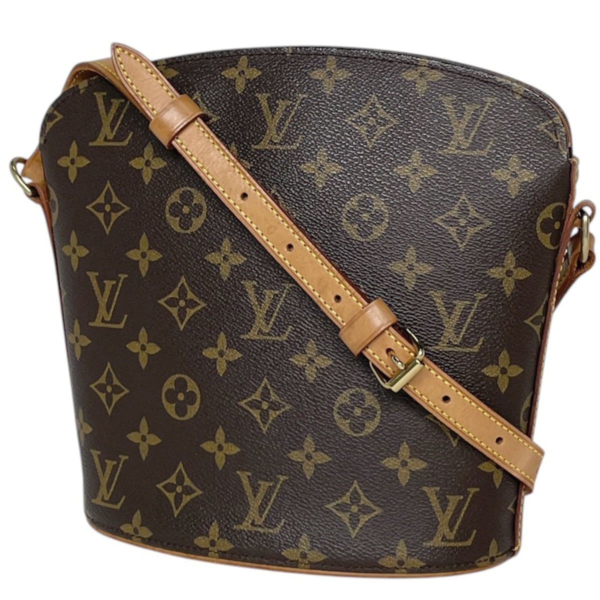 Louis Vuitton Brown Monogram Shoulder Bag (Pre-Owned)