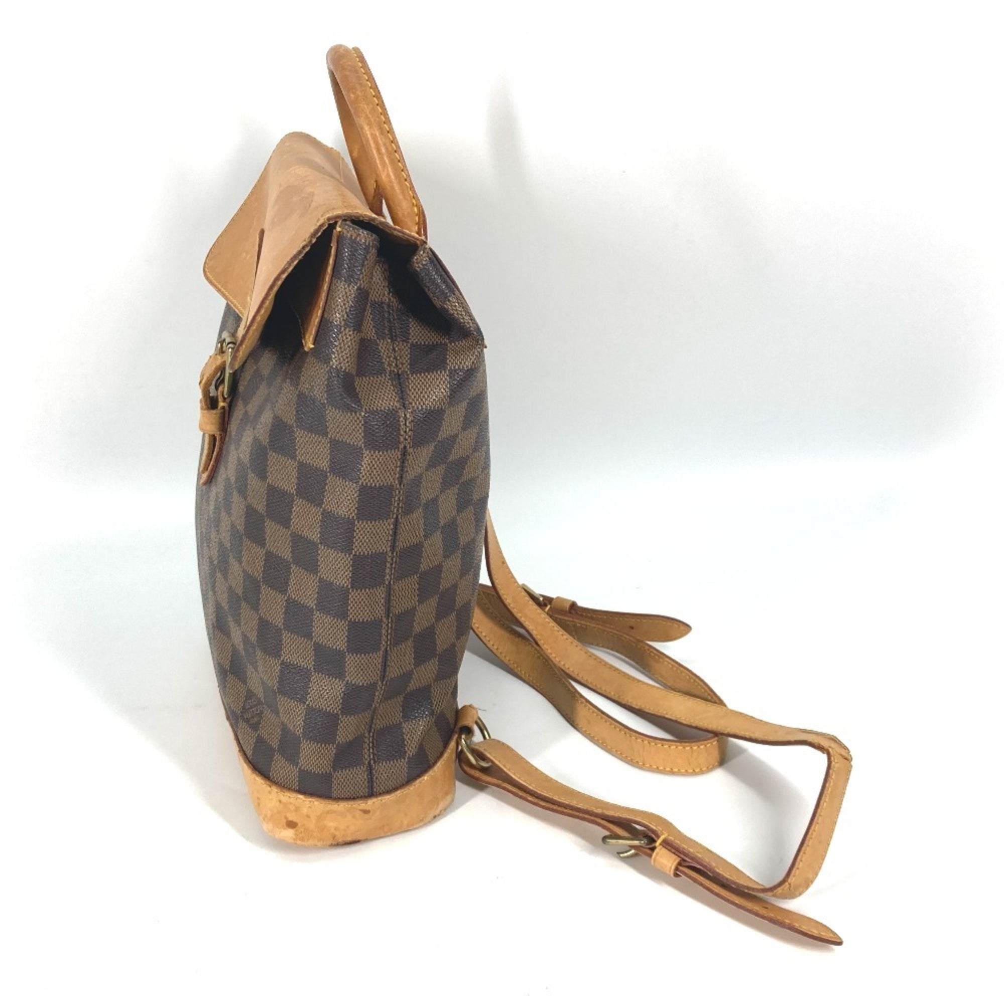Louis Vuitton Brown Ebene Damier Canvas Backpack (Pre-Owned)