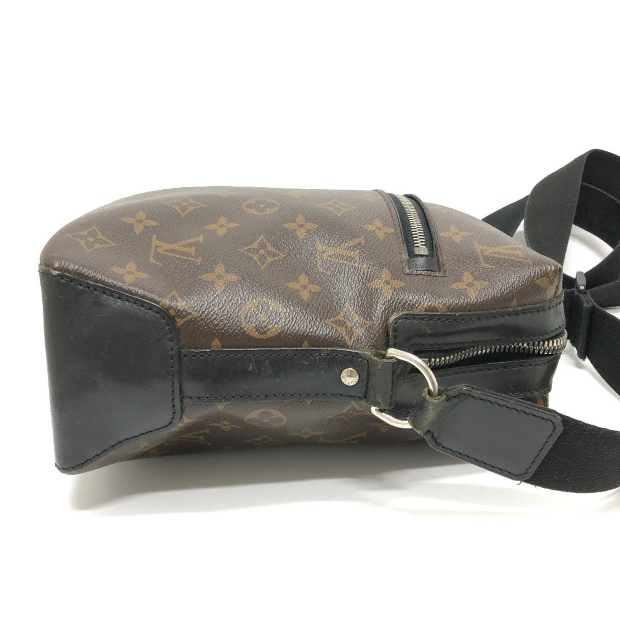 Louis Vuitton Black Brown Monogram Canvas Shoulder Bag (Pre-Owned)