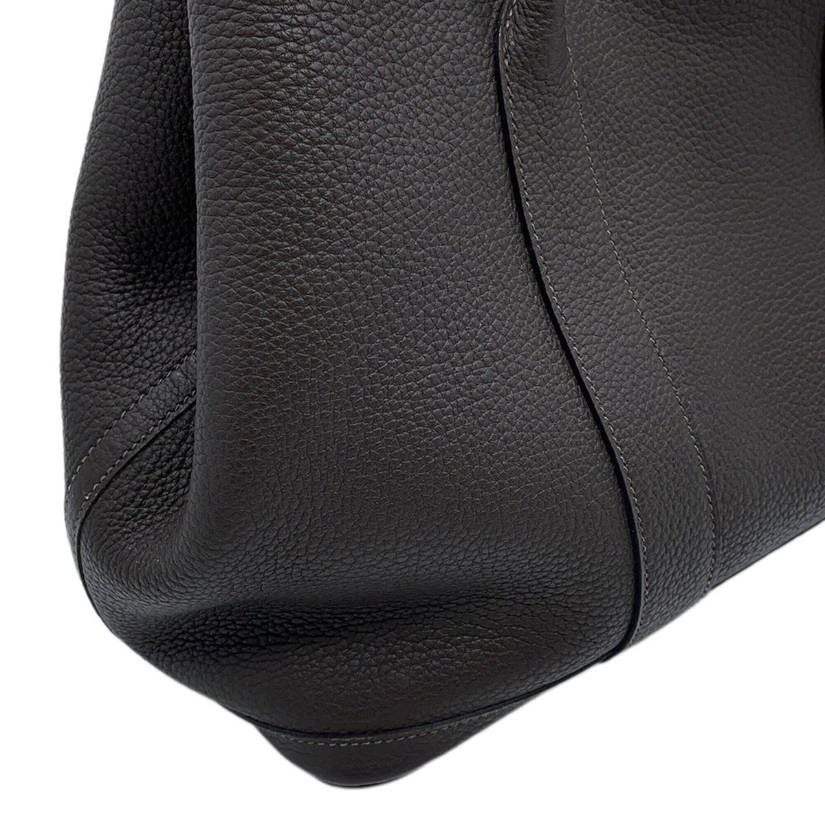 Hermes Ebene Negonda Leather Handbag Tote Bag (Pre-Owned)