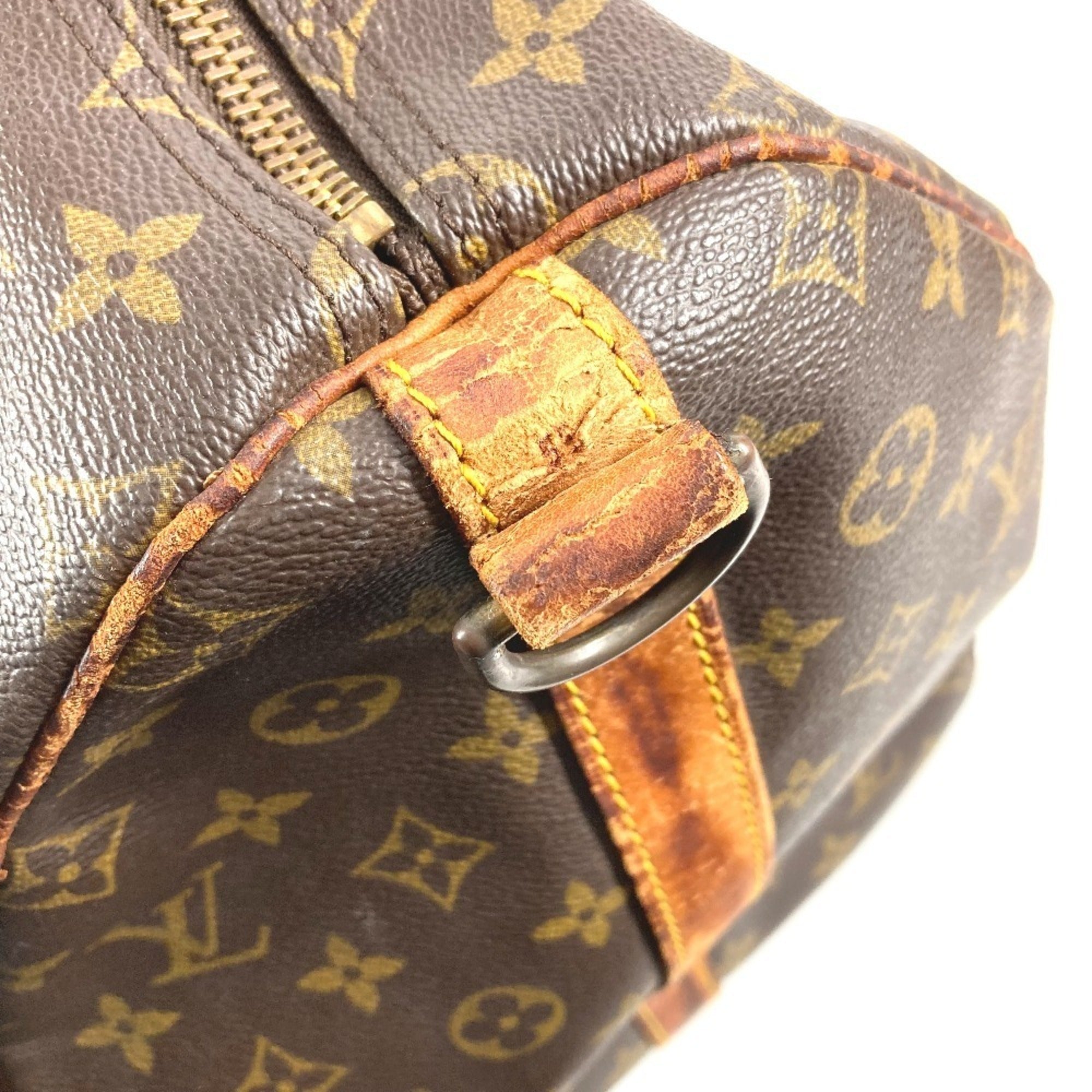 Louis Vuitton Brown Monogram Canvas Boston Bag Handbag (Pre-Owned)