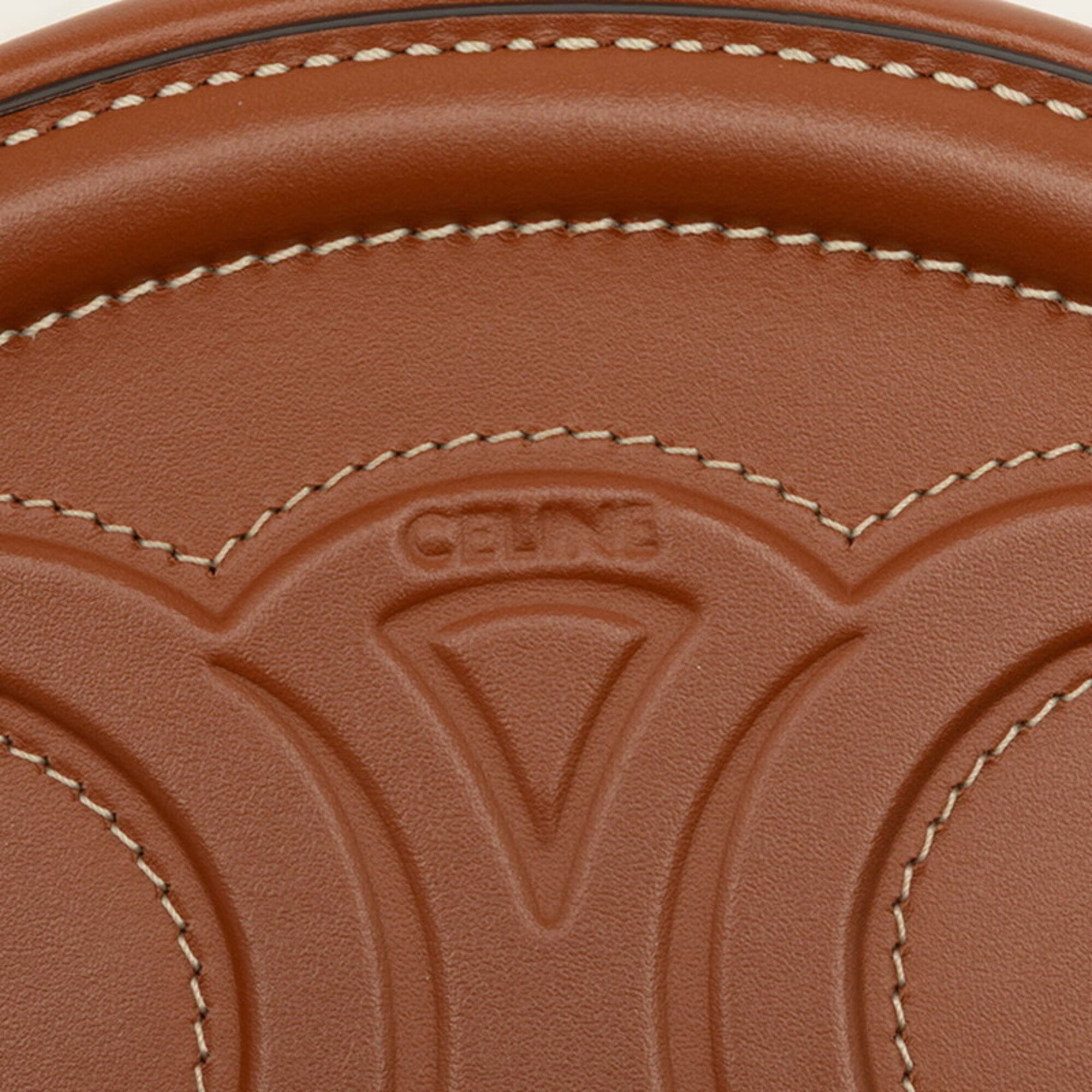 Celine Brown Leather Shoulder Bag (Pre-Owned)