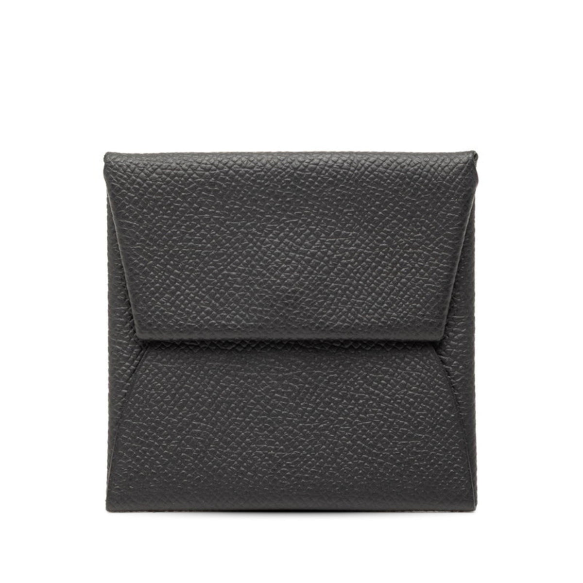 Hermes Bastia Black Epsom Leather Coin Purse/Coin Case (Pre-Owned)