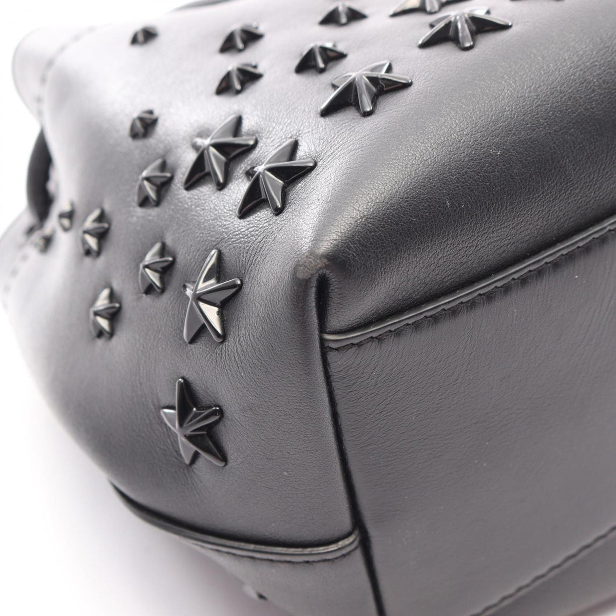 Jimmy Choo Black Leather Handbag (Pre-Owned)