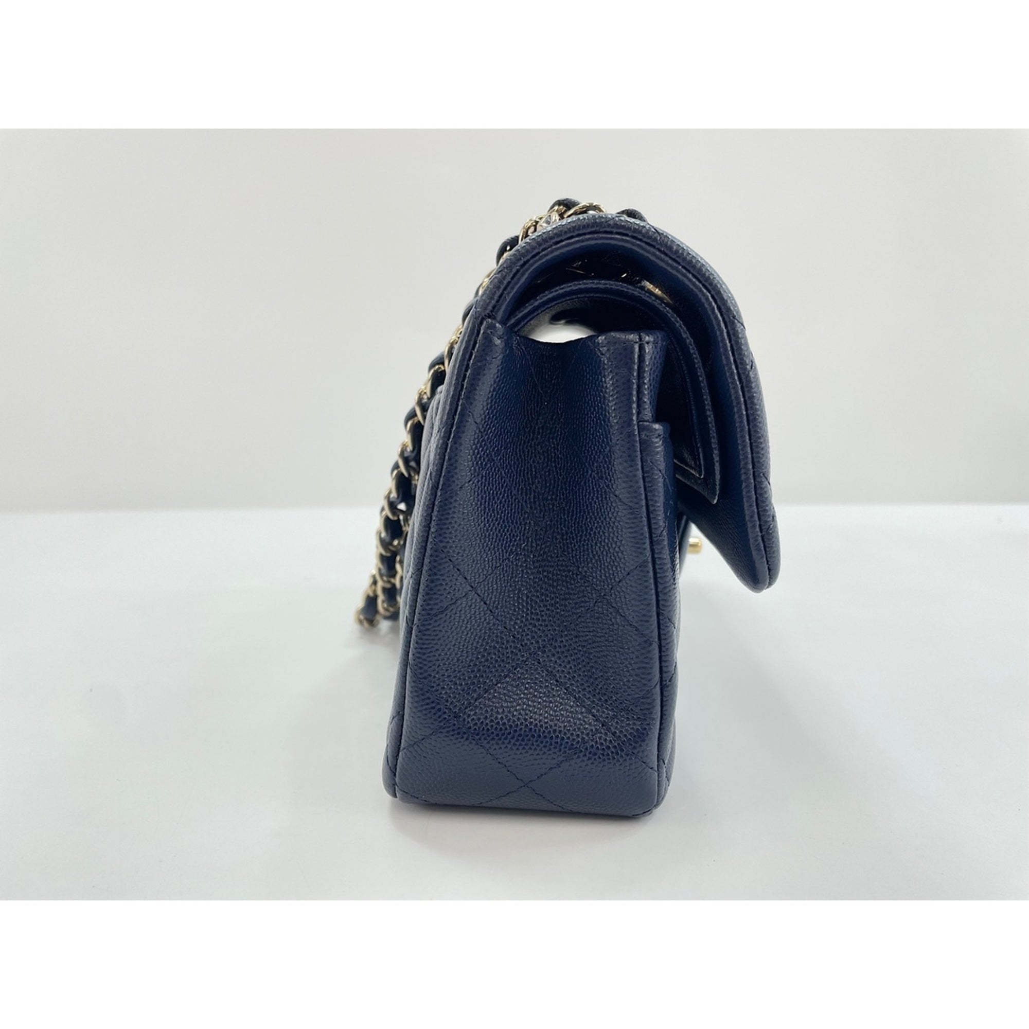 Chanel Matelasse Navy Shoulder Bag (Pre-Owned)