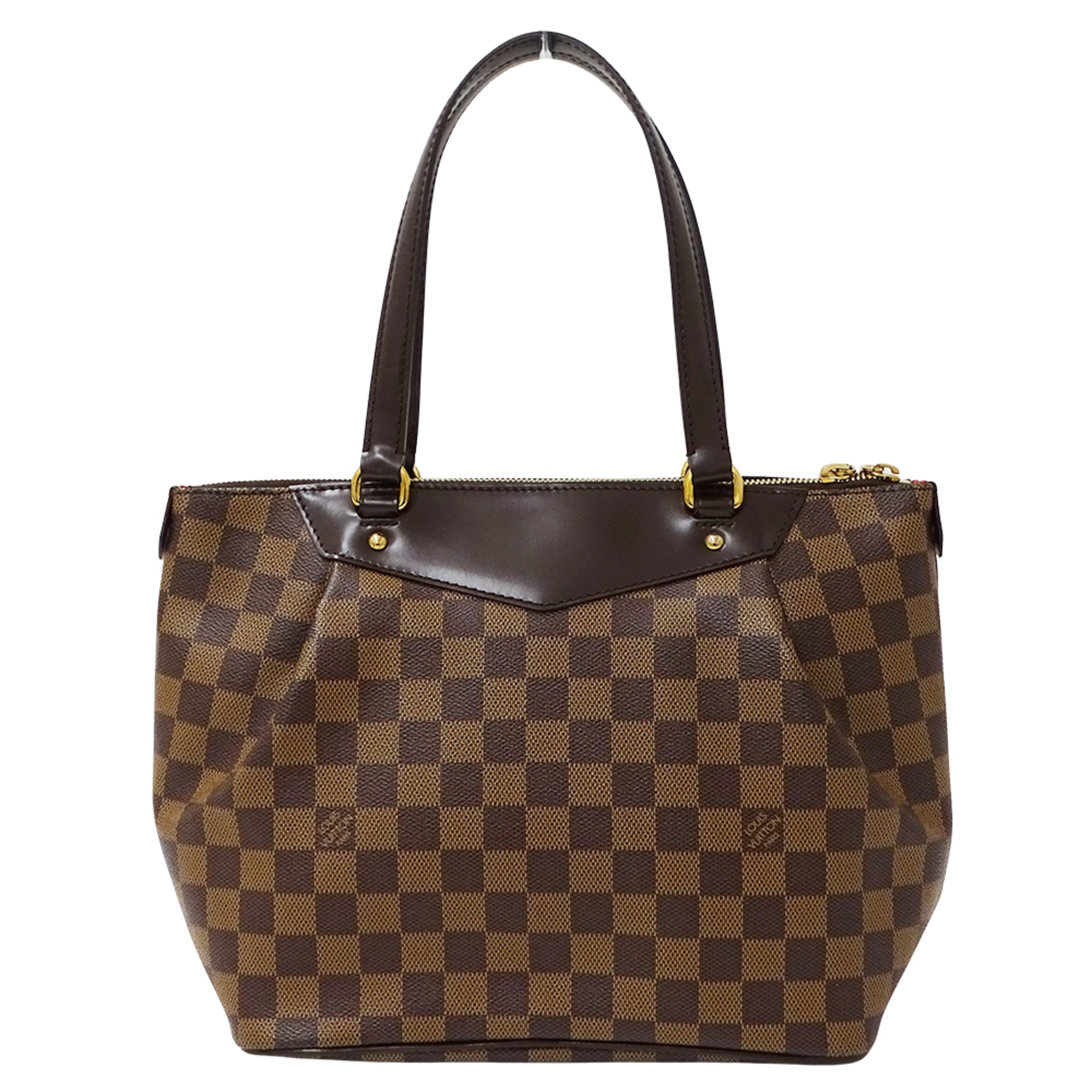 Louis Vuitton Brown Damier Canvas Damier Canvas Handbag Shoulder Bag Tote Bag (Pre-Owned)