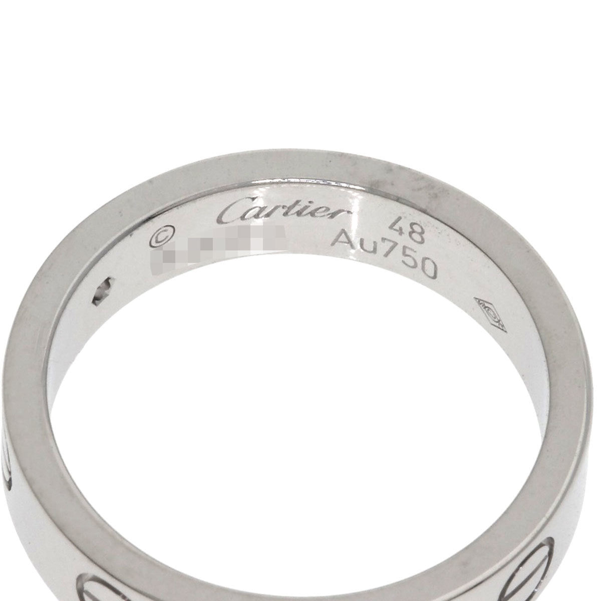 Cartier White Gold (18K) Band Ring (Pre-Owned)