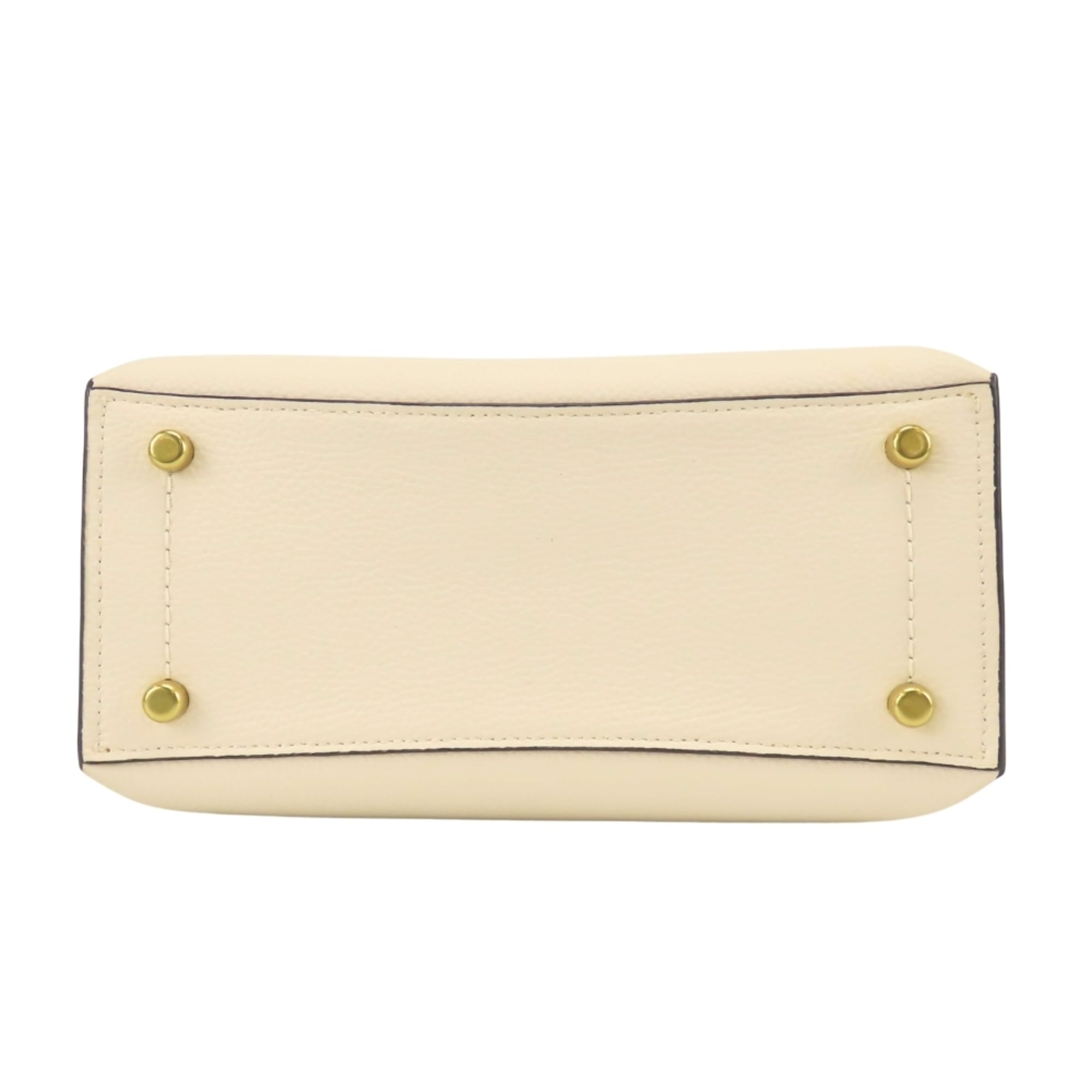Coach Beige Brown Ivory Handbag (Pre-Owned)
