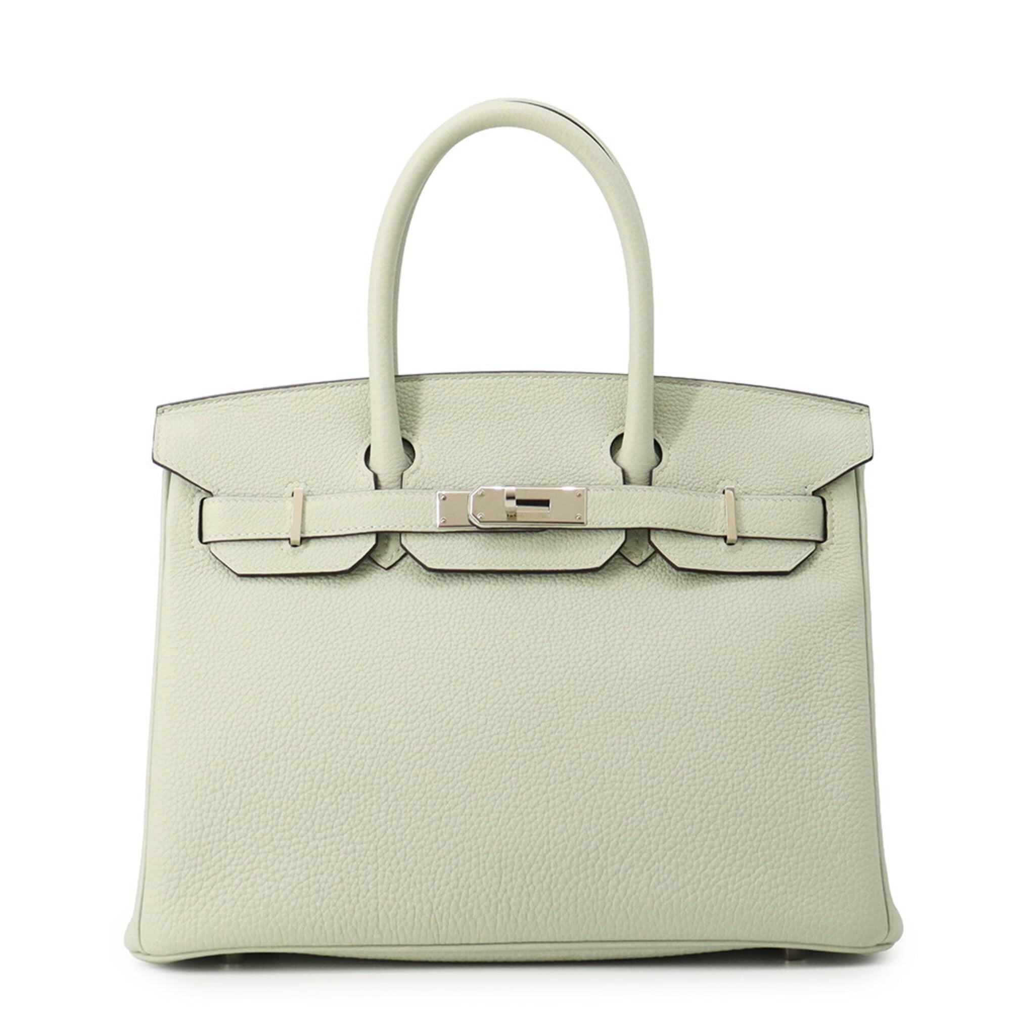 Hermes Green Togo Leather Handbag (Pre-Owned)