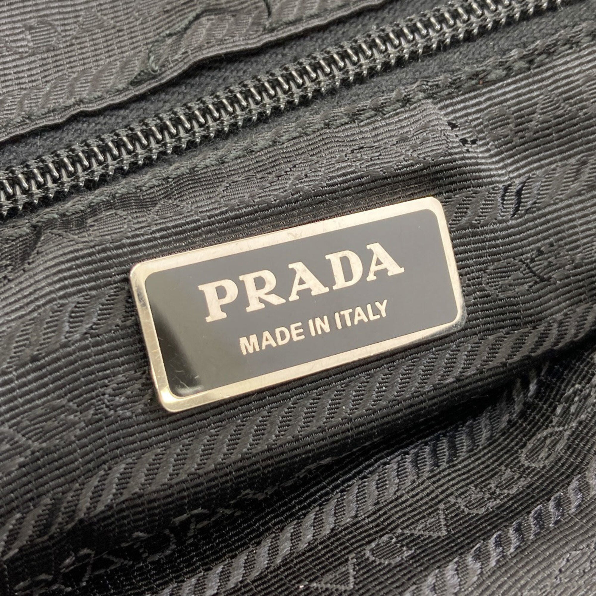 Prada Black Nylon Shoulder Bag (Pre-Owned)