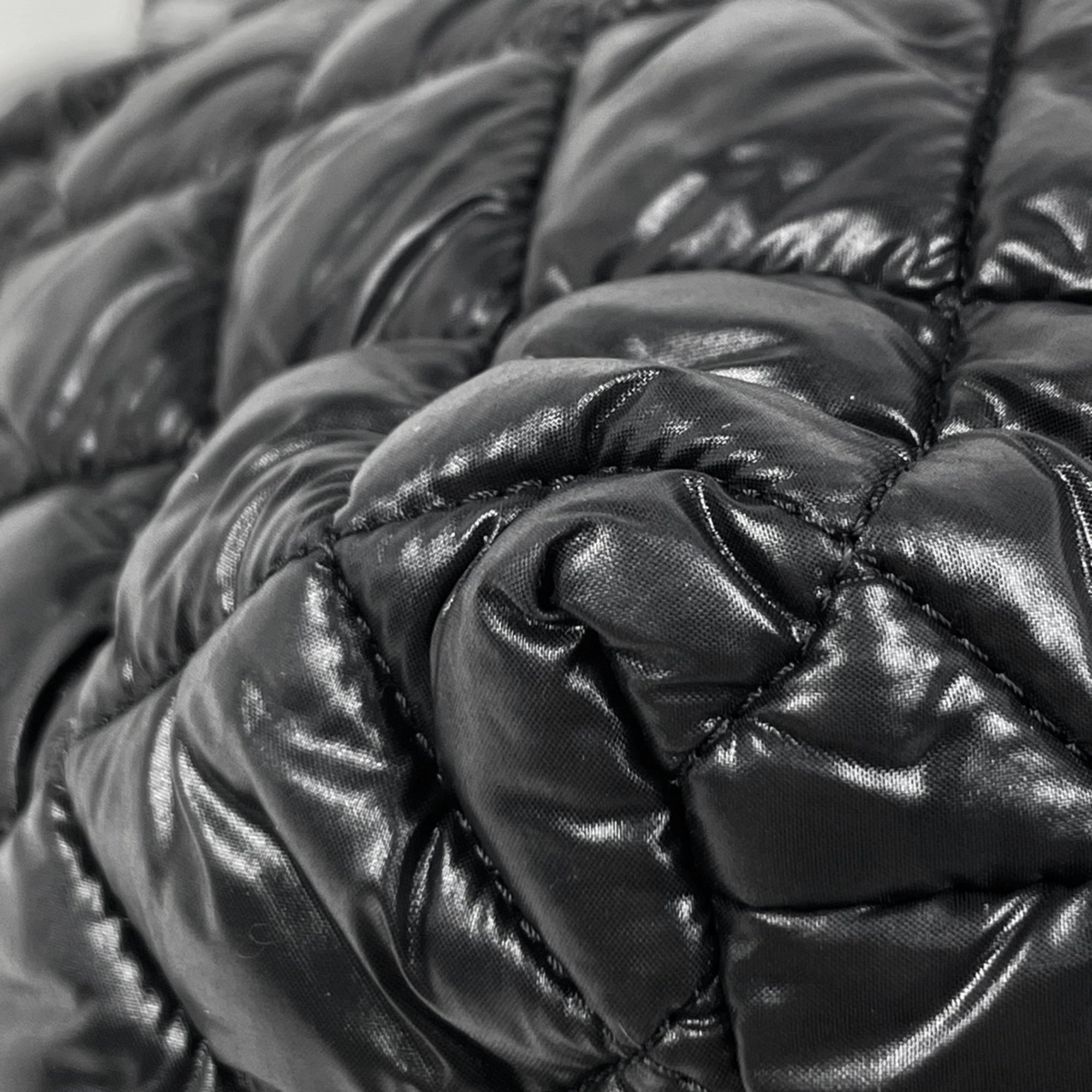 Chanel Black Nylon Leather Handbag Tote Bag (Pre-Owned)