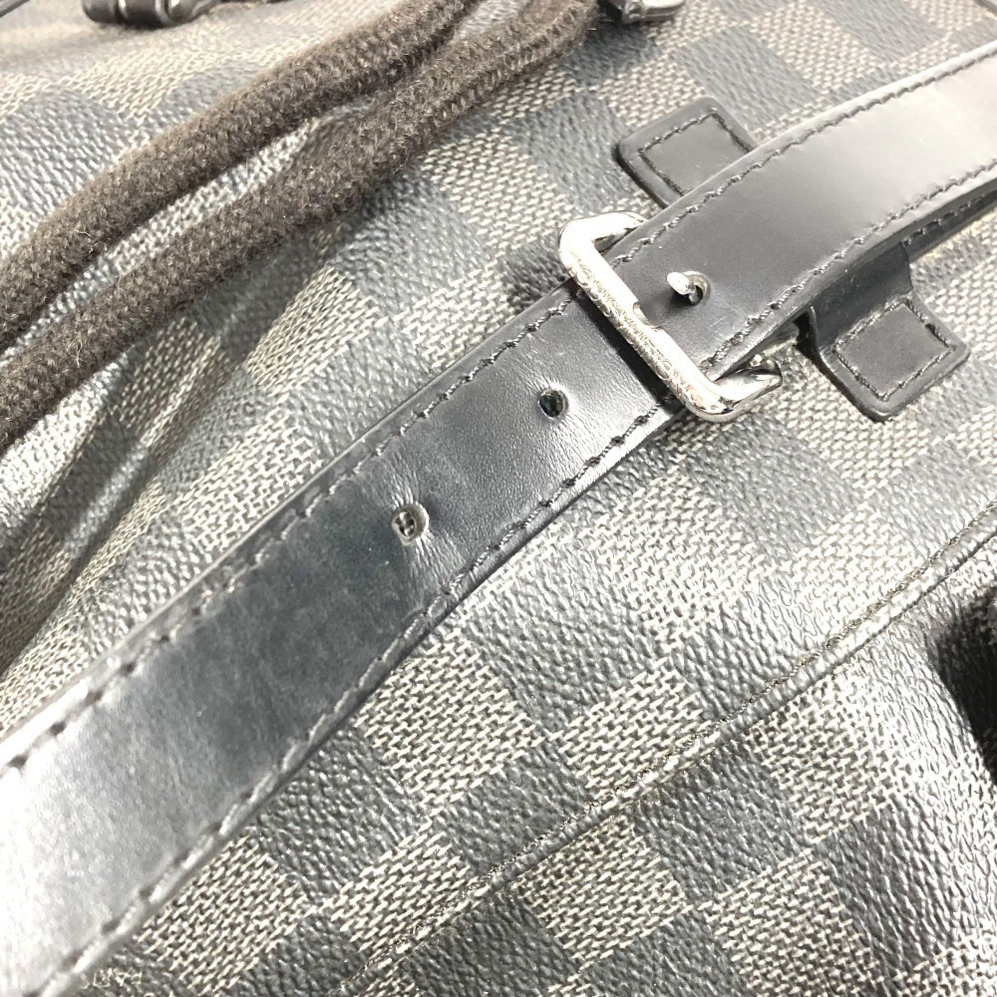 Louis Vuitton Black Damier Graphite Backpack (Pre-Owned)