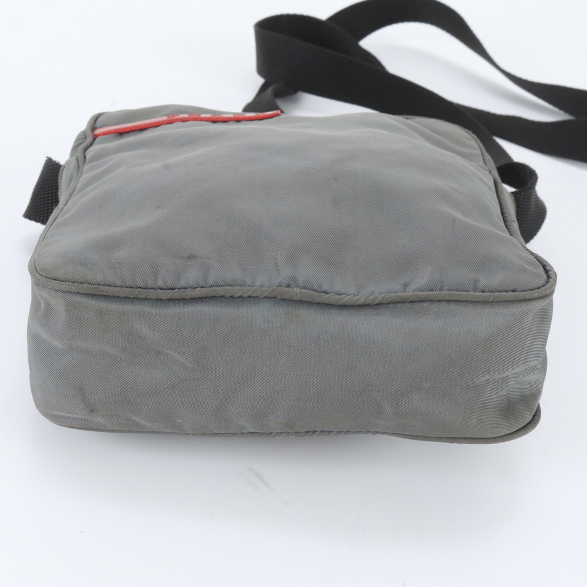 Prada Khaki Messenger Bag Shoulder Bag (Pre-Owned)