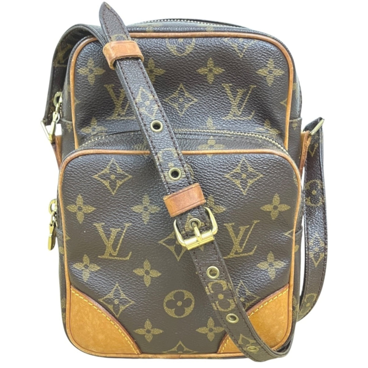 Louis Vuitton Brown Galle Monogram Monogram Shoulder Bag (Pre-Owned)