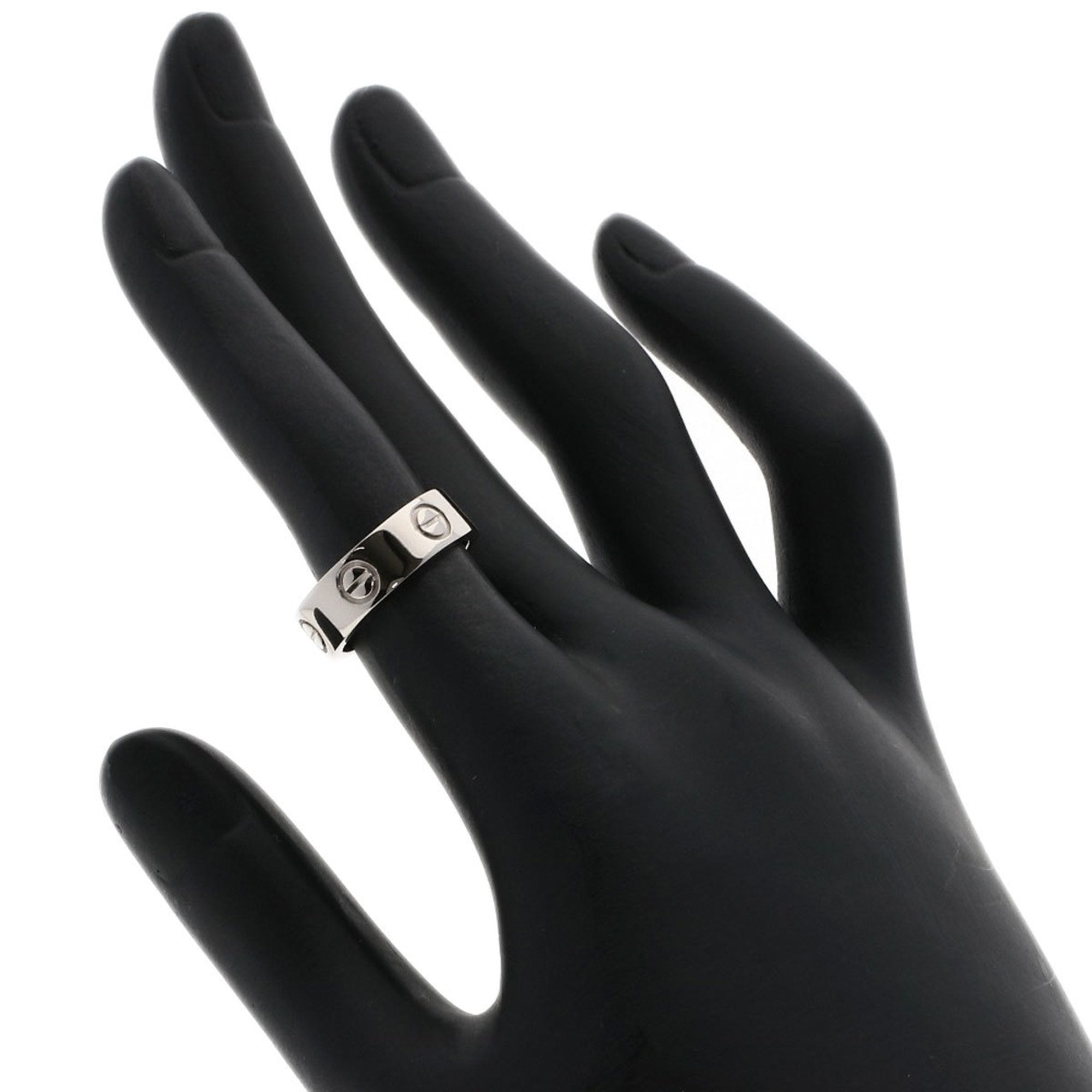 Cartier White Gold White Gold (18K) Band Ring (Pre-Owned)